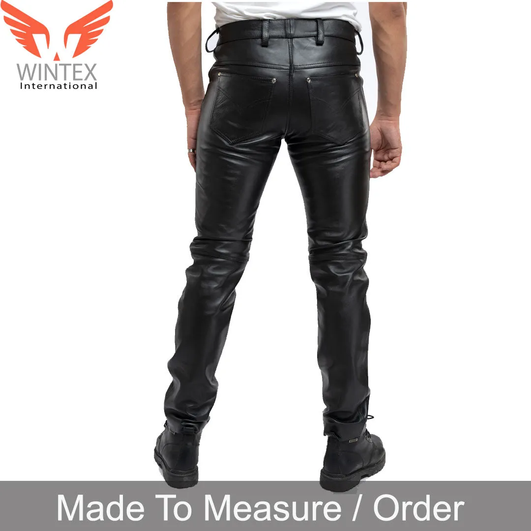 Exclusive Deal – Men’s BLUF Police Style Costume Including Leather Jacket, Pant, Shirt, Wristbands & Belt