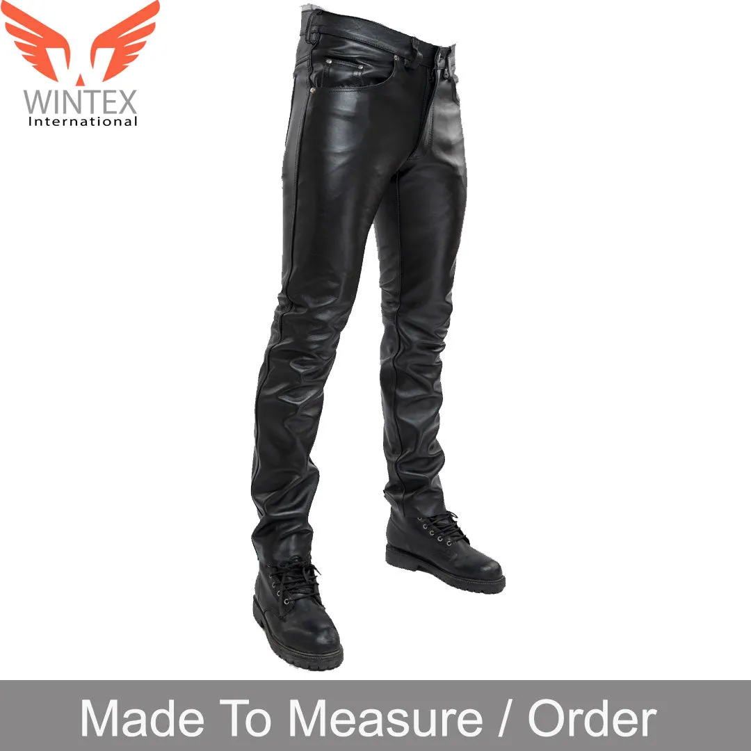 Exclusive Deal – Men’s BLUF Police Style Costume Including Leather Jacket, Pant, Shirt, Wristbands & Belt