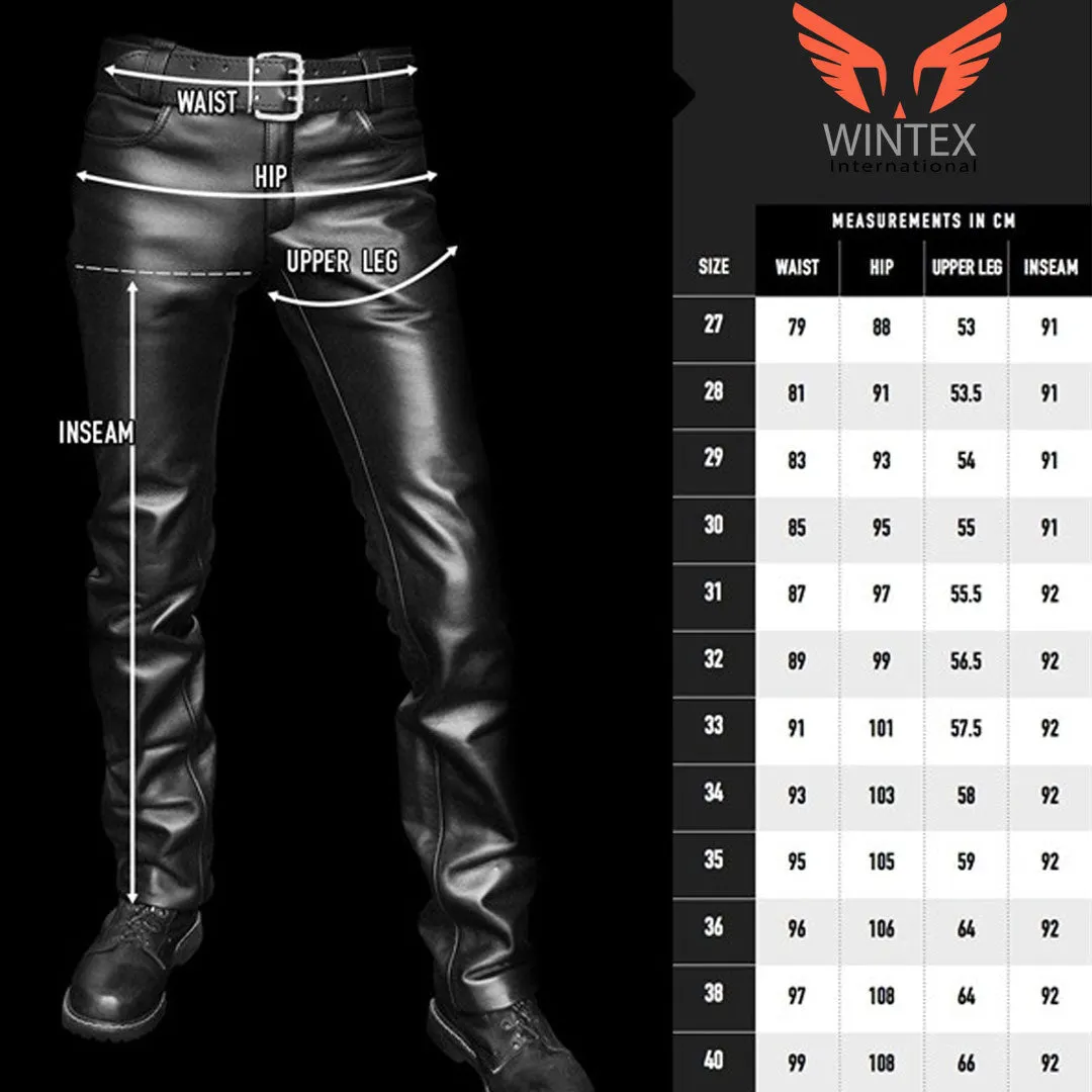 Exclusive Deal – Men’s BLUF Police Style Costume Including Leather Jacket, Pant, Shirt, Wristbands & Belt
