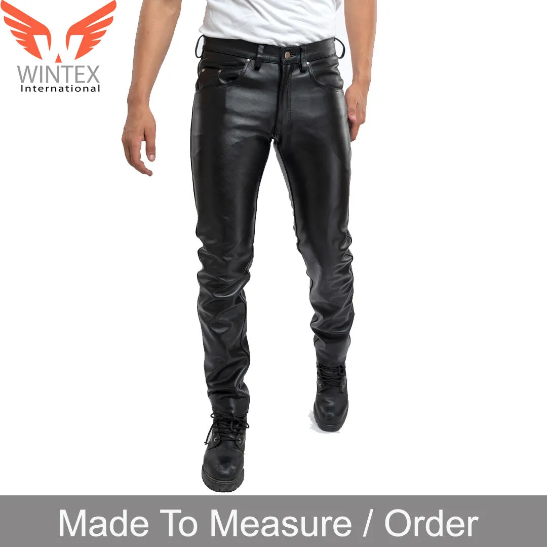 Exclusive Deal – Men’s BLUF Police Style Costume Including Leather Jacket, Pant, Shirt, Wristbands & Belt