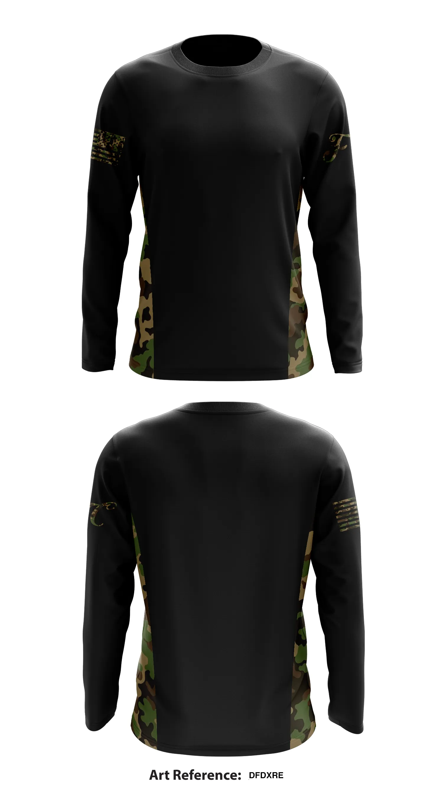Faith in Camo Core Men's LS Performance Tee - dfdXRe