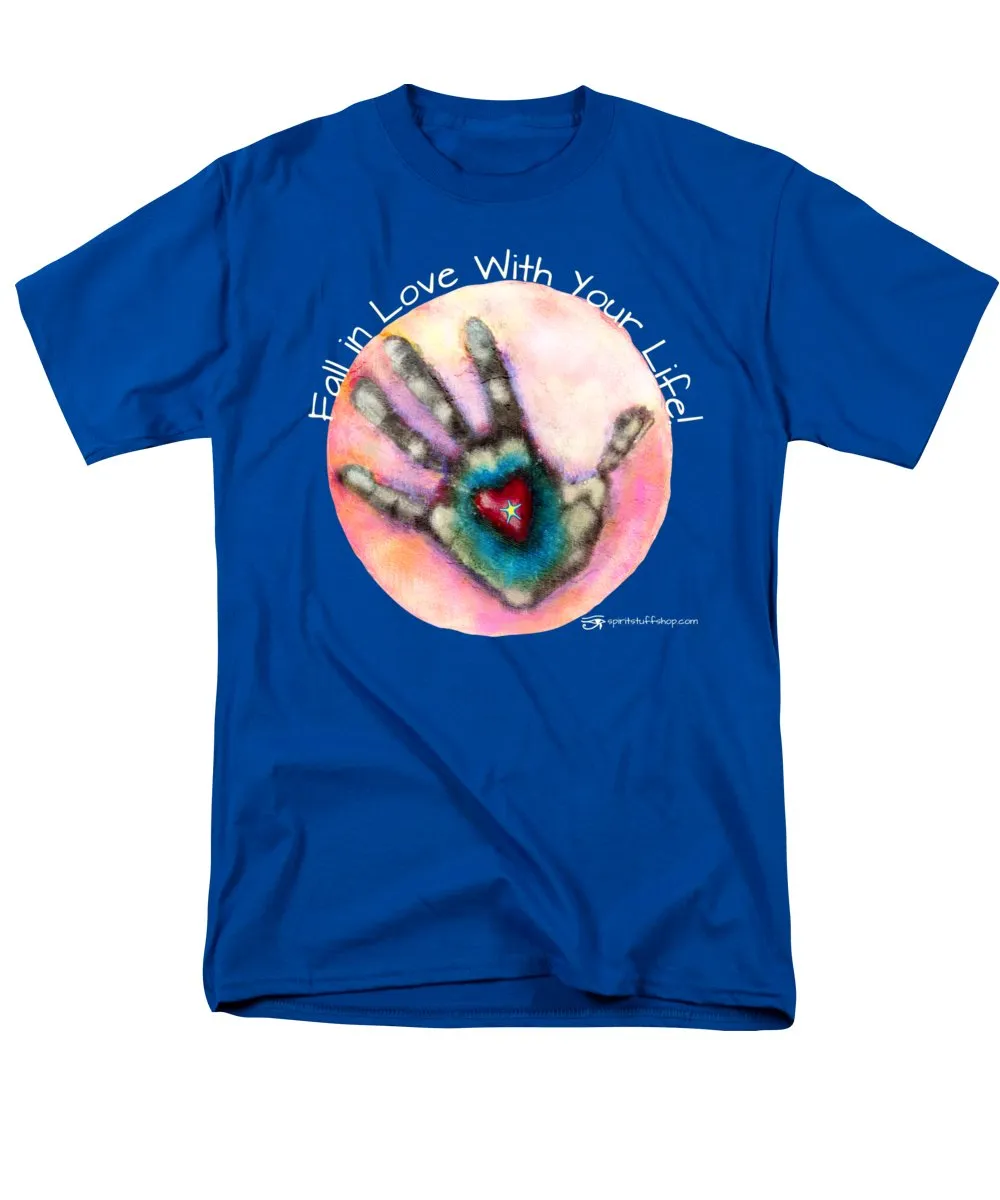 Fall In Love With Your Life - Men's T-Shirt  (Regular Fit)