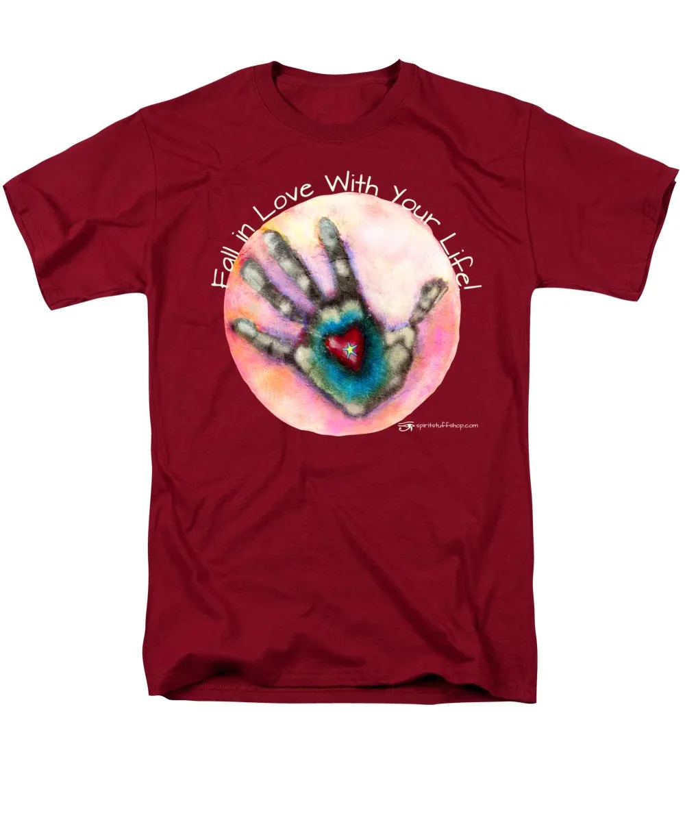 Fall In Love With Your Life - Men's T-Shirt  (Regular Fit)