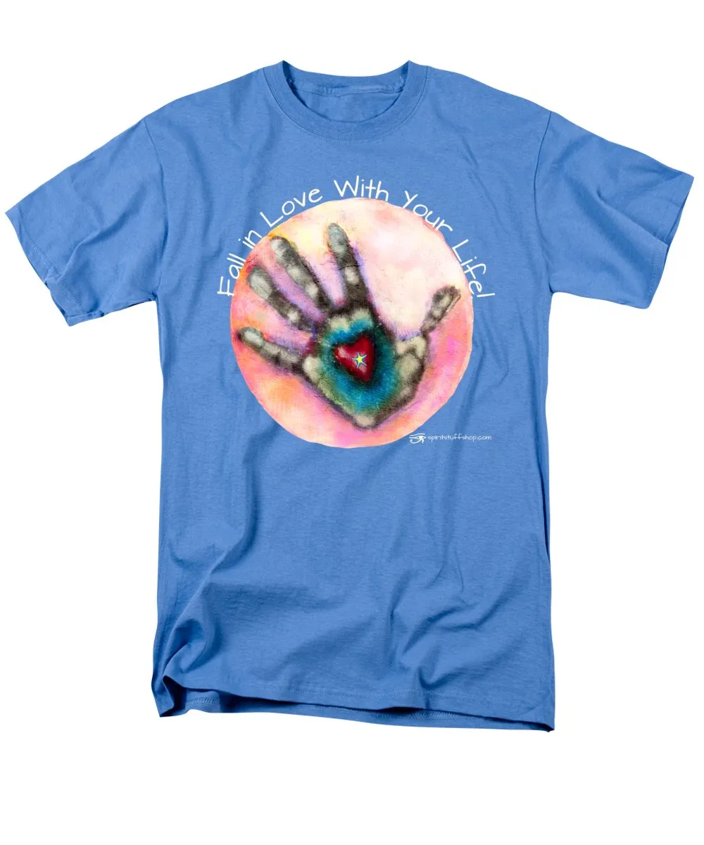 Fall In Love With Your Life - Men's T-Shirt  (Regular Fit)
