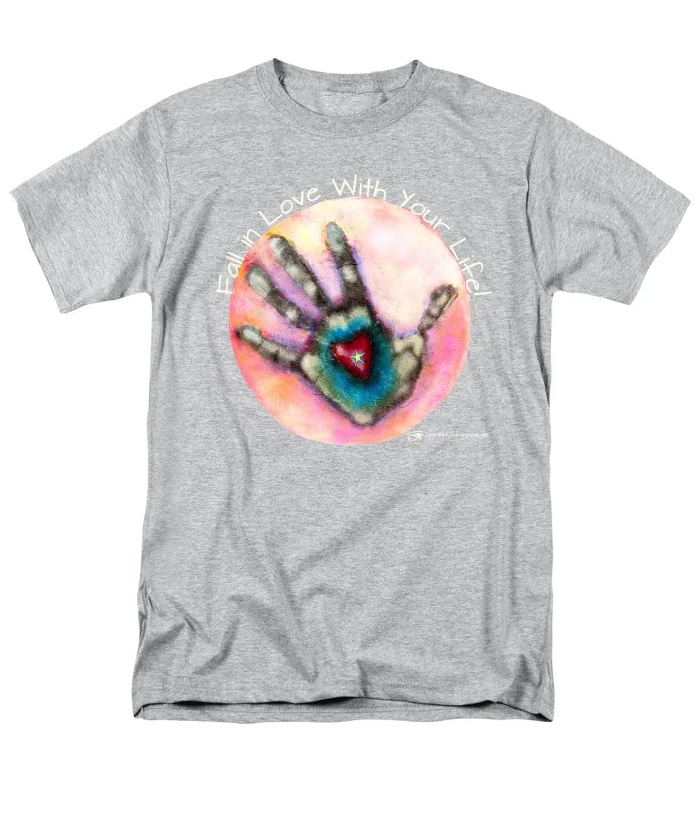 Fall In Love With Your Life - Men's T-Shirt  (Regular Fit)