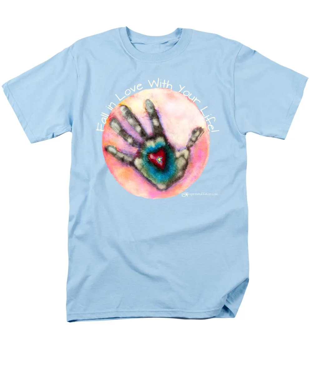 Fall In Love With Your Life - Men's T-Shirt  (Regular Fit)