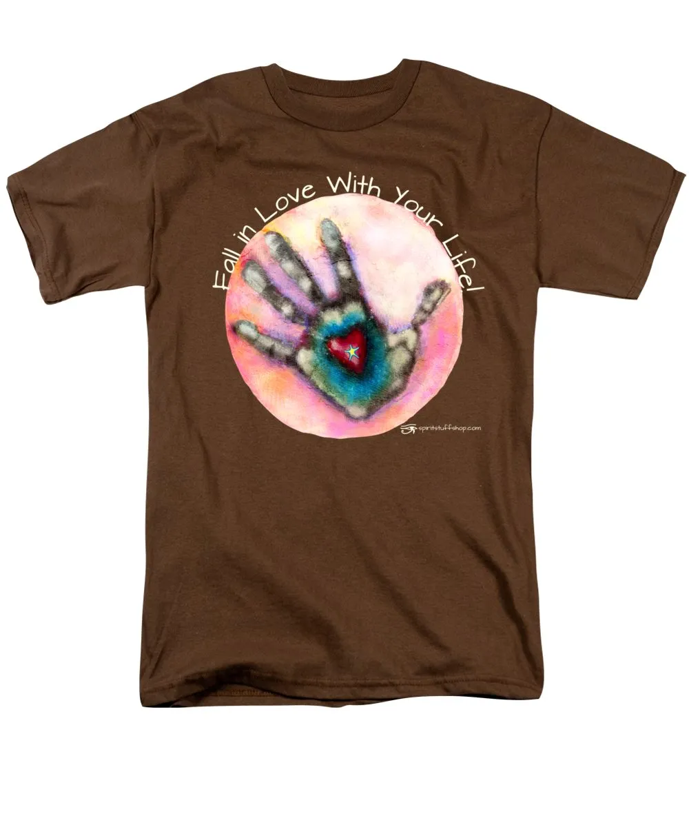 Fall In Love With Your Life - Men's T-Shirt  (Regular Fit)