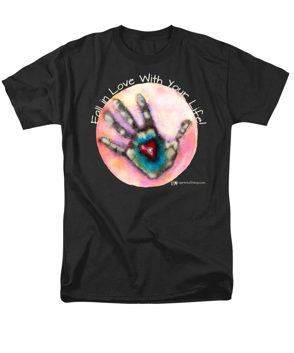 Fall In Love With Your Life - Men's T-Shirt  (Regular Fit)