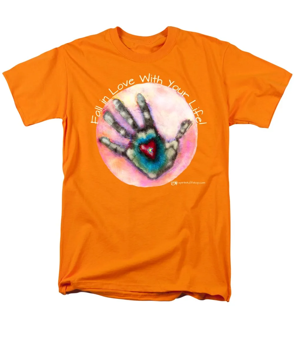 Fall In Love With Your Life - Men's T-Shirt  (Regular Fit)