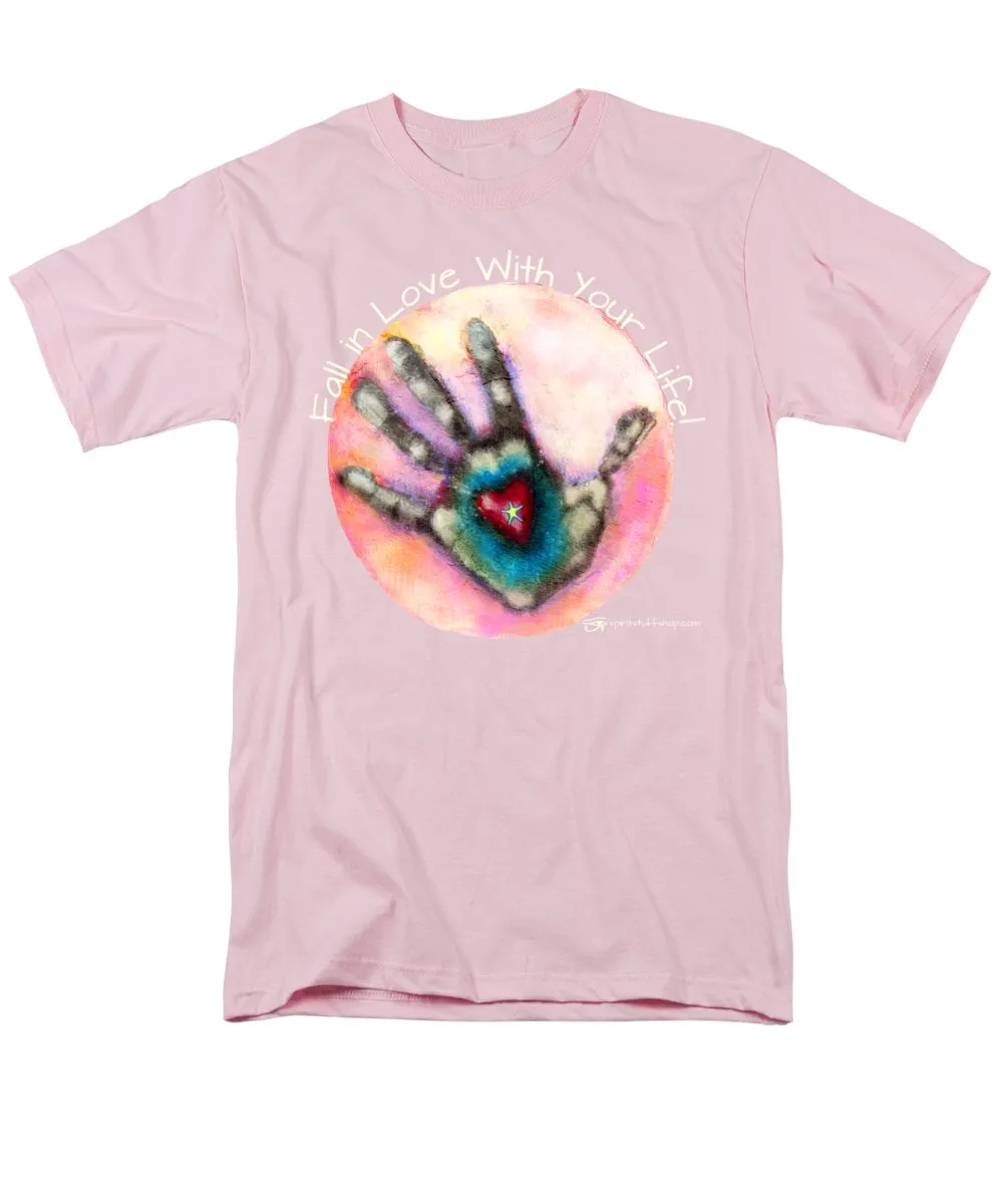 Fall In Love With Your Life - Men's T-Shirt  (Regular Fit)