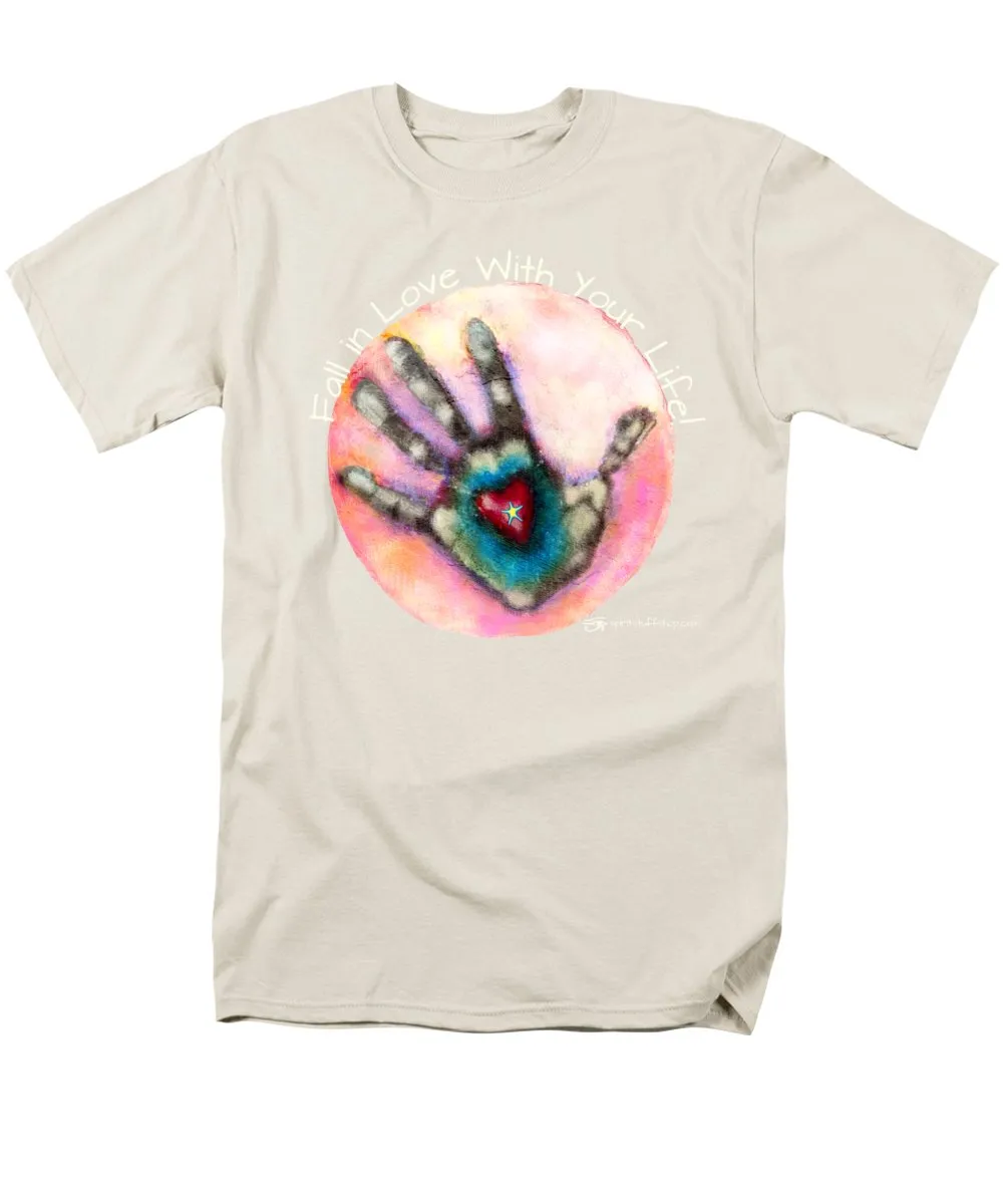 Fall In Love With Your Life - Men's T-Shirt  (Regular Fit)