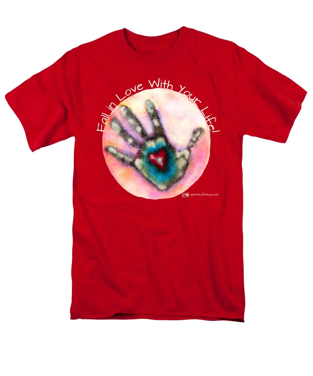 Fall In Love With Your Life - Men's T-Shirt  (Regular Fit)
