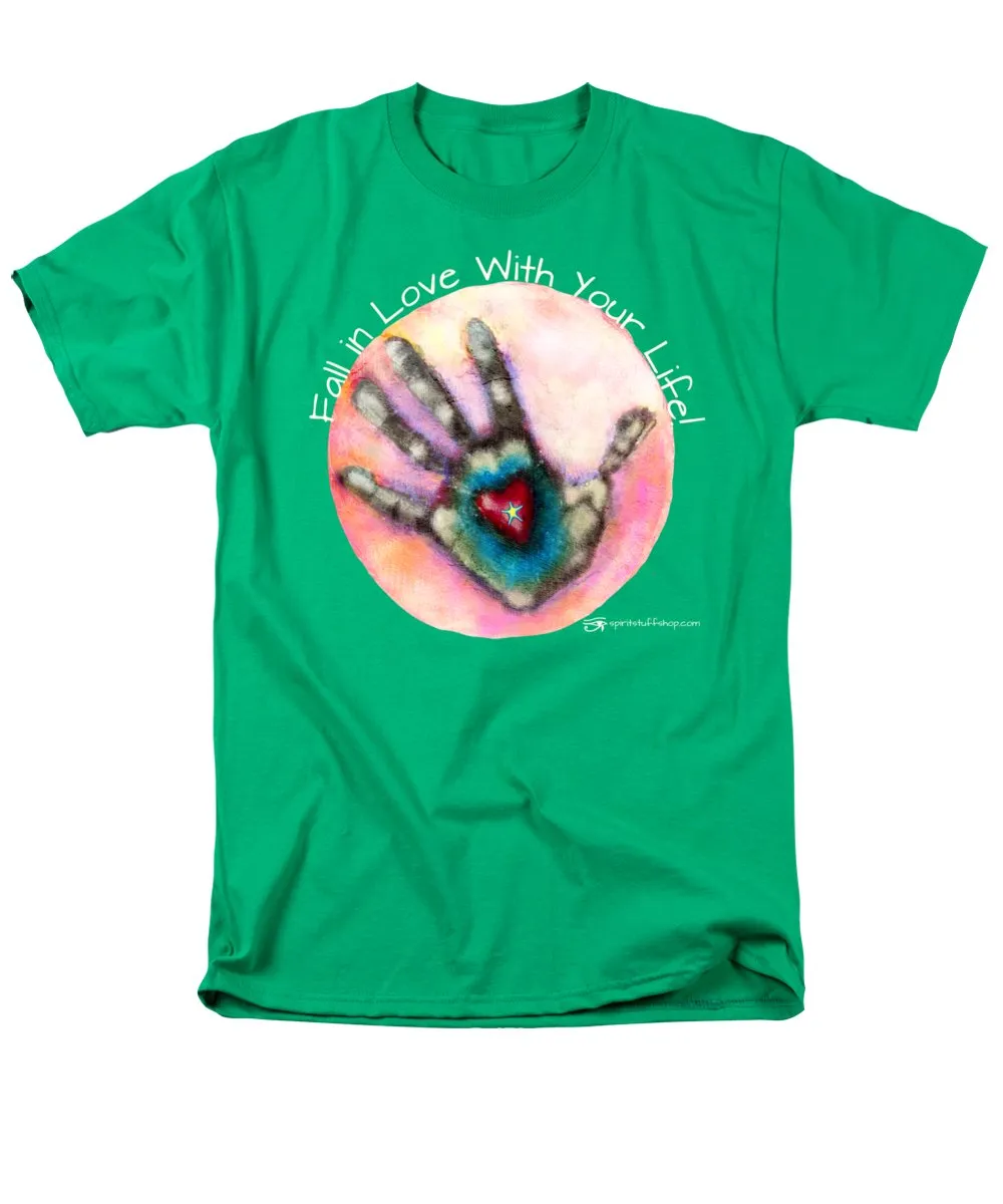 Fall In Love With Your Life - Men's T-Shirt  (Regular Fit)