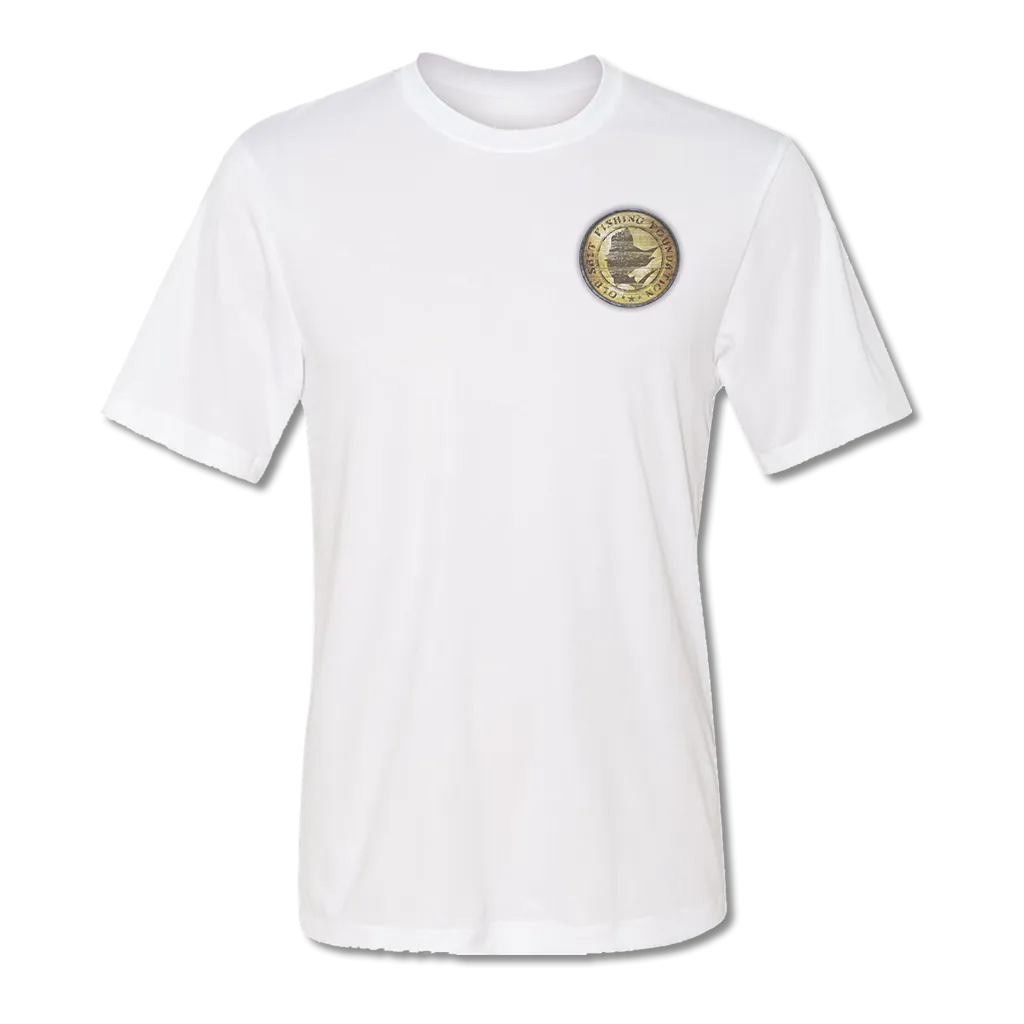 Fish Like A Pirate - Short Sleeve Cotton/Poly Fishing T-Shirt