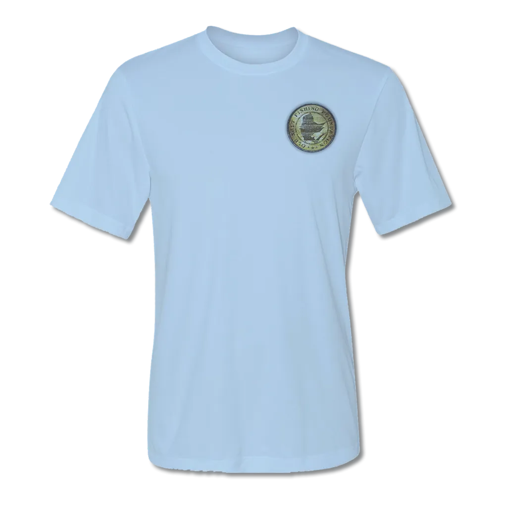 Fish Like A Pirate - Short Sleeve Cotton/Poly Fishing T-Shirt