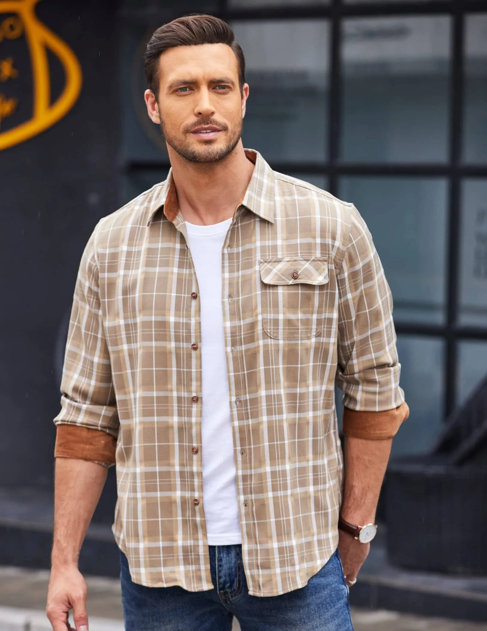 Flannel Button Down Plaid Shirts (US Only)