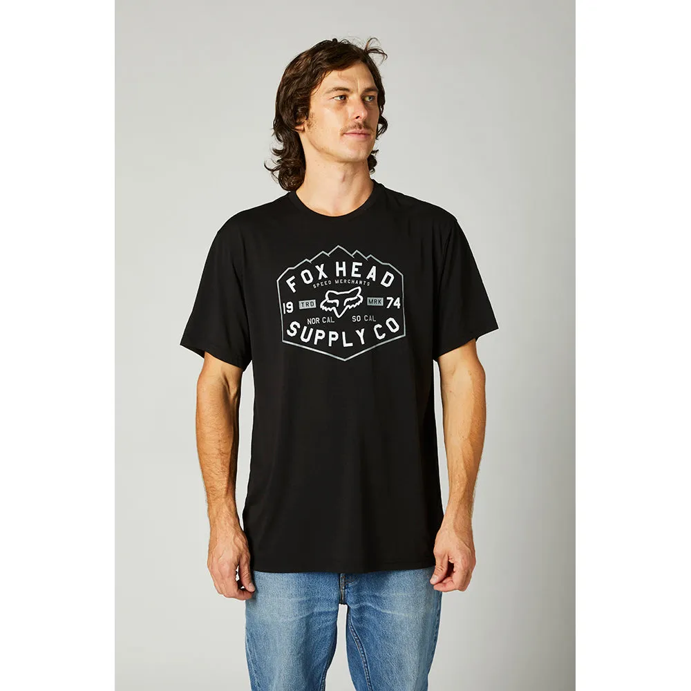 Fox Backbone Ss Tech Tee - Black