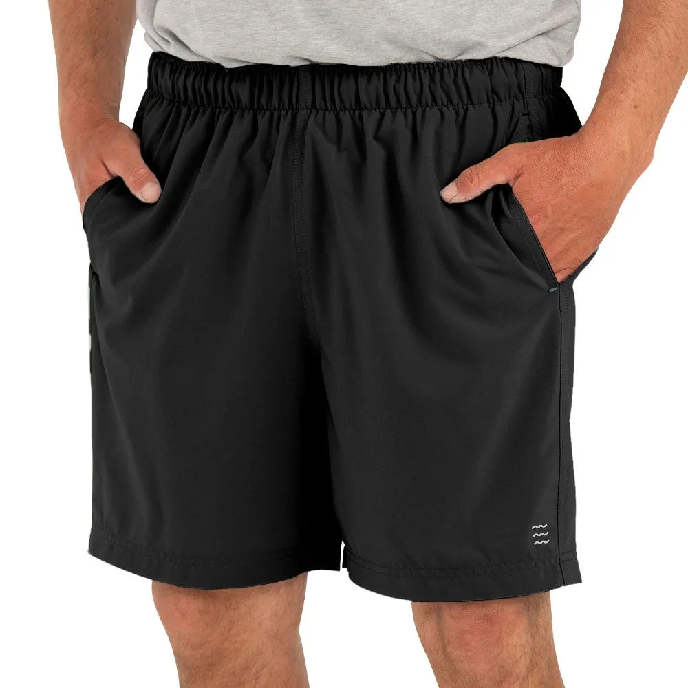FREE FLY MENS BREEZE SHORT 6IN - BLACK