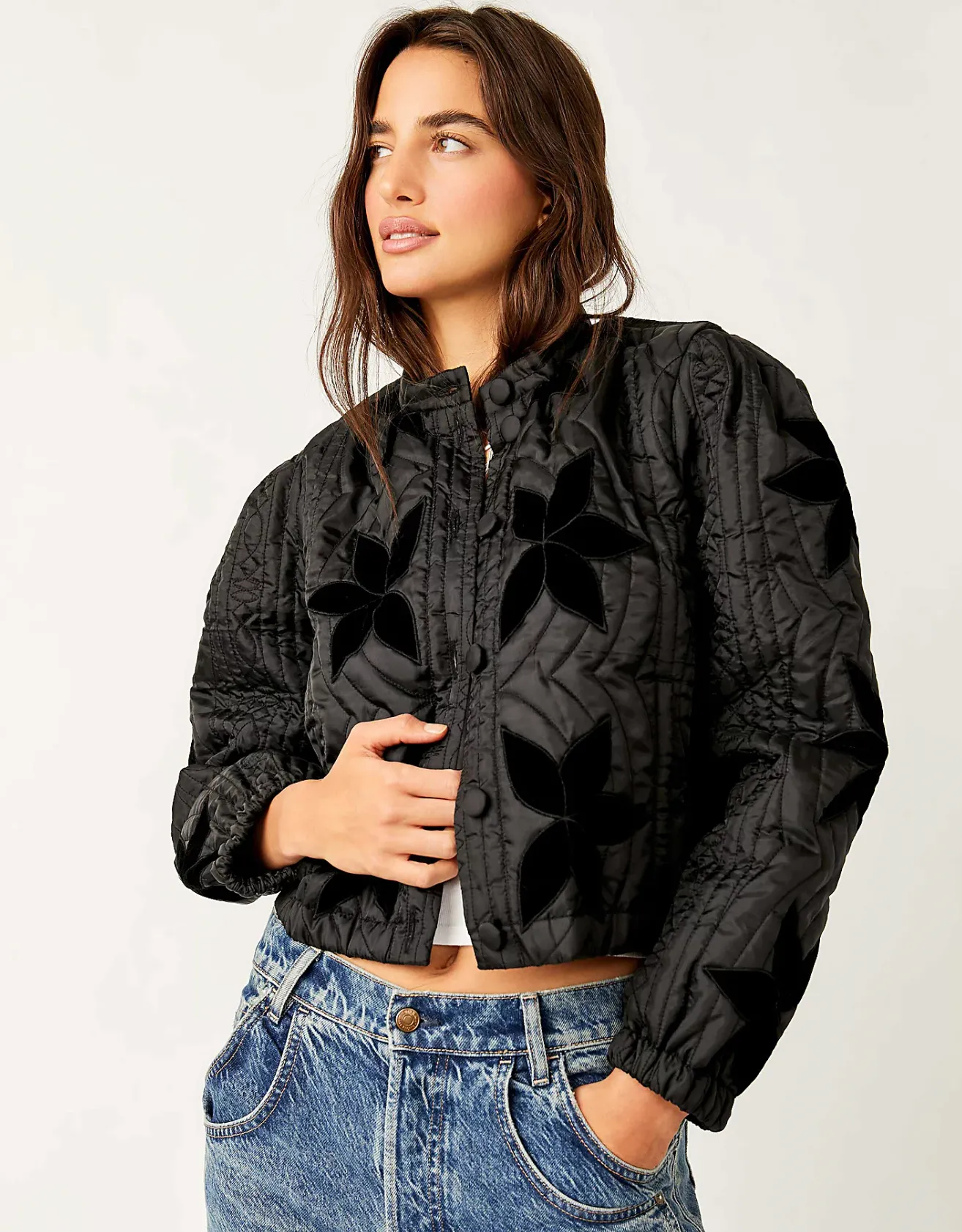 Free People Quinn Quilted Jacket