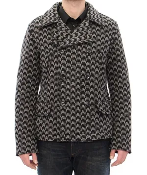 Gray Double Breasted Jacket