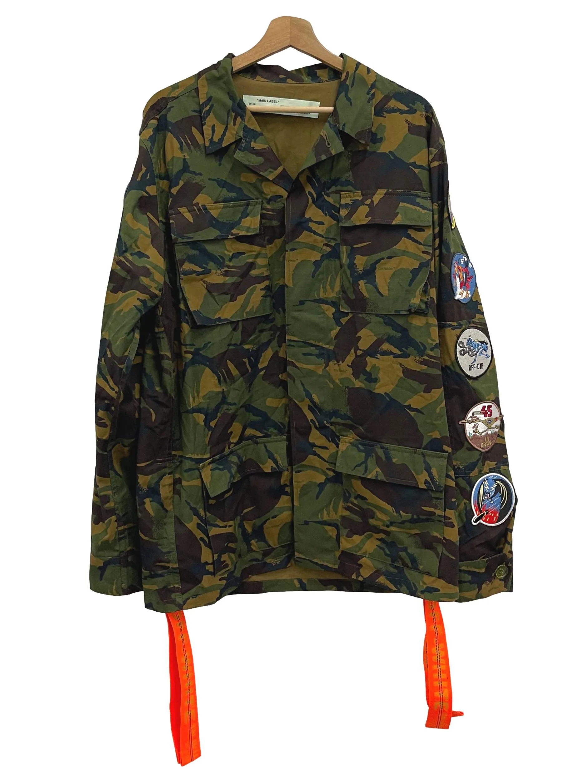 Green Camo Button Jacket