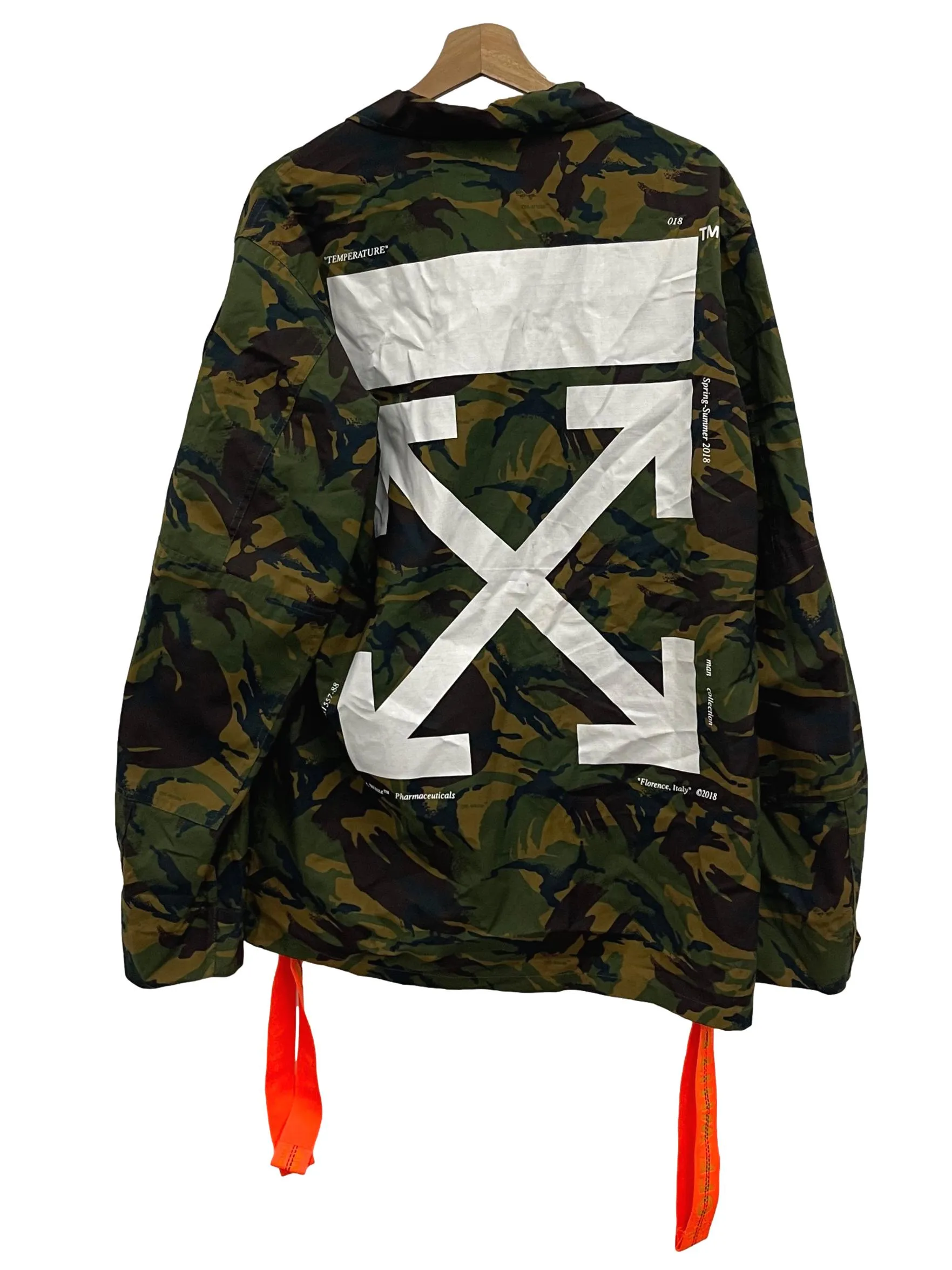 Green Camo Button Jacket