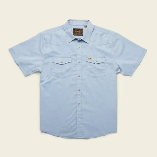 H Bar B Snapshirt | Faded Blue Oxford | Howler Brothers