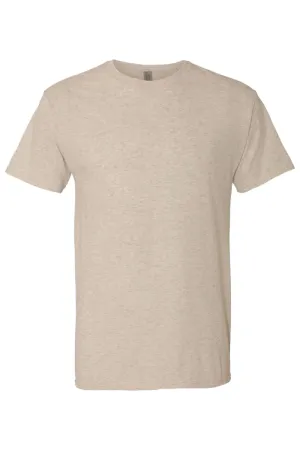 Happy Face Baseball Vibes Adult Tri-Blend T-Shirt