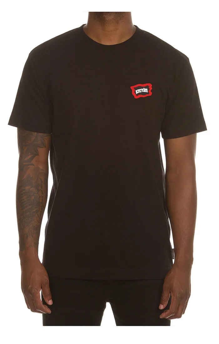 he gimme da watch ss tee - black