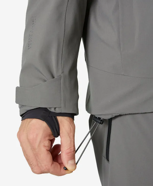 HELLY HANSEN Alpha Lifaloft jacket - Mens - Concrete