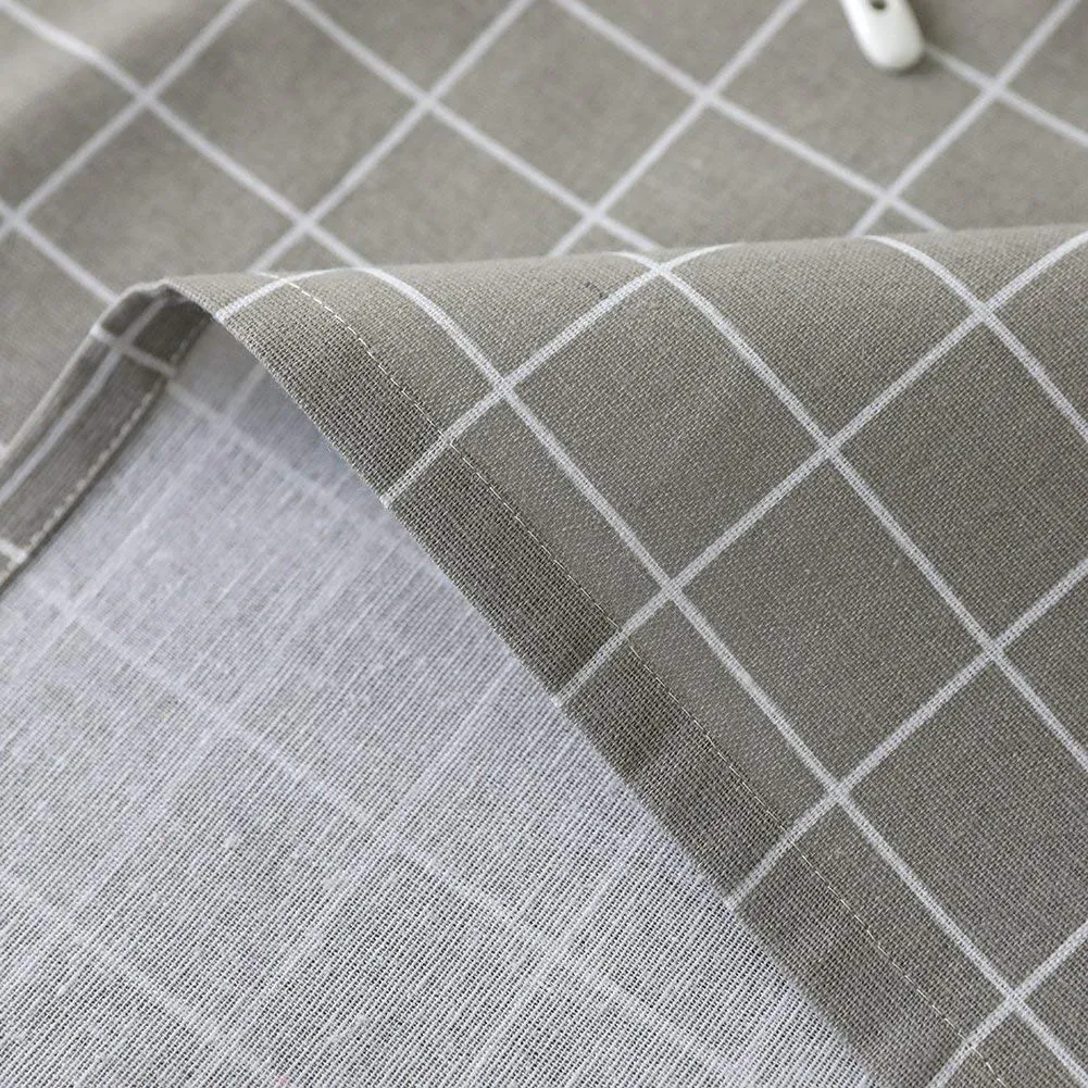 Homlly Checked Table Cover Cloth