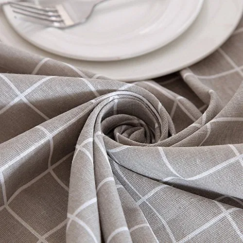Homlly Checked Table Cover Cloth