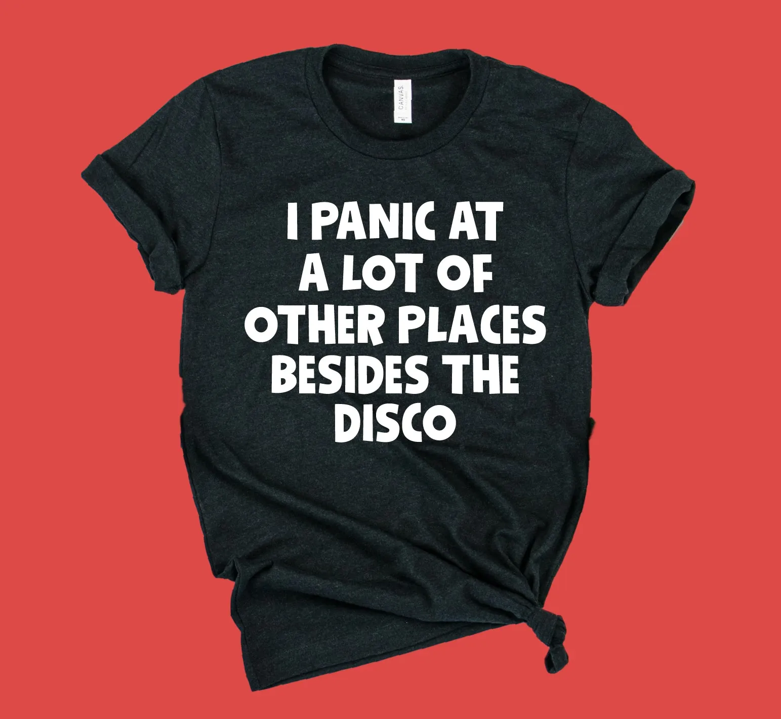 I Panic At A Lot Of Other Places Shirt | Unisex Crew