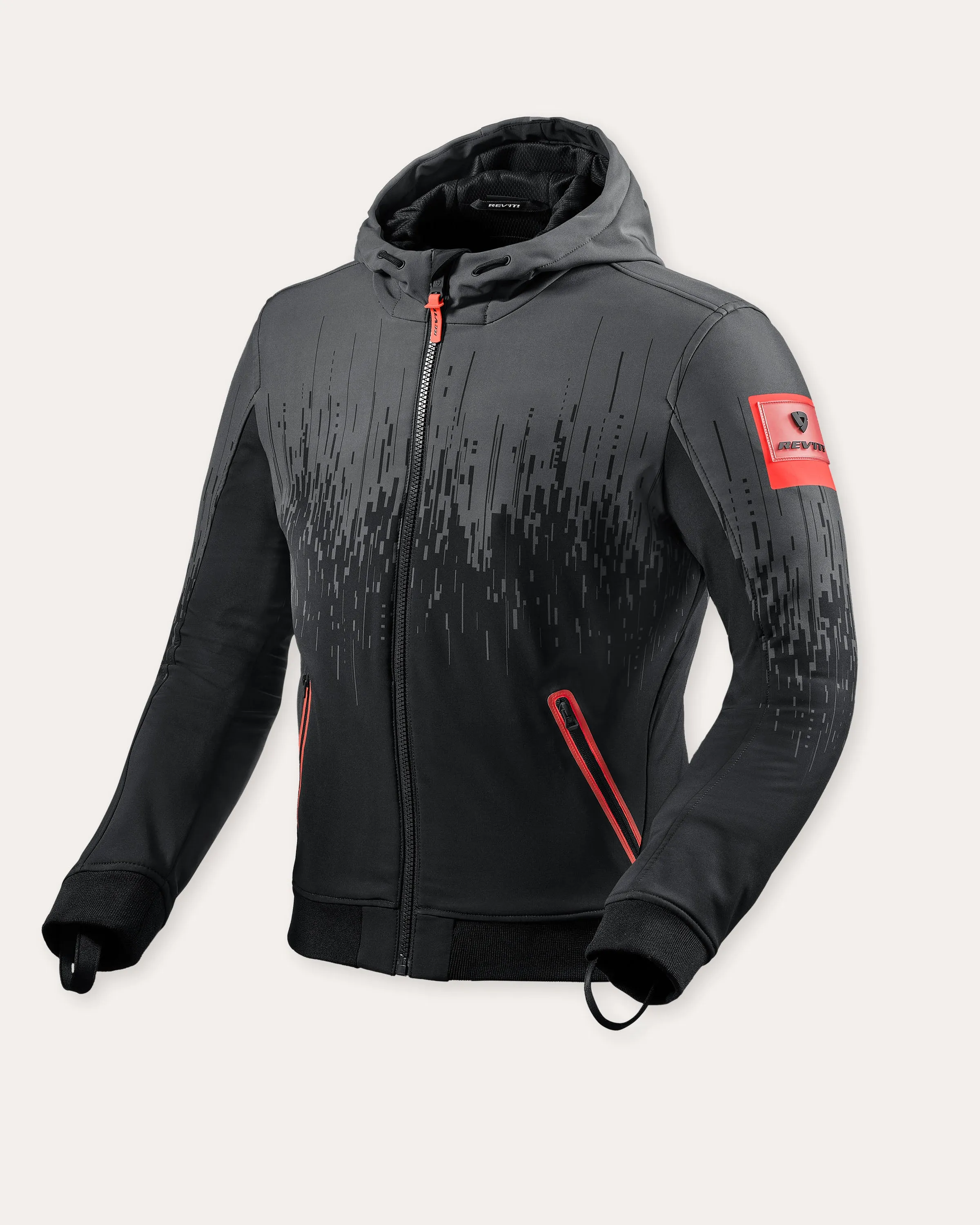 Jacket Quantum WB | Black-Neon Red