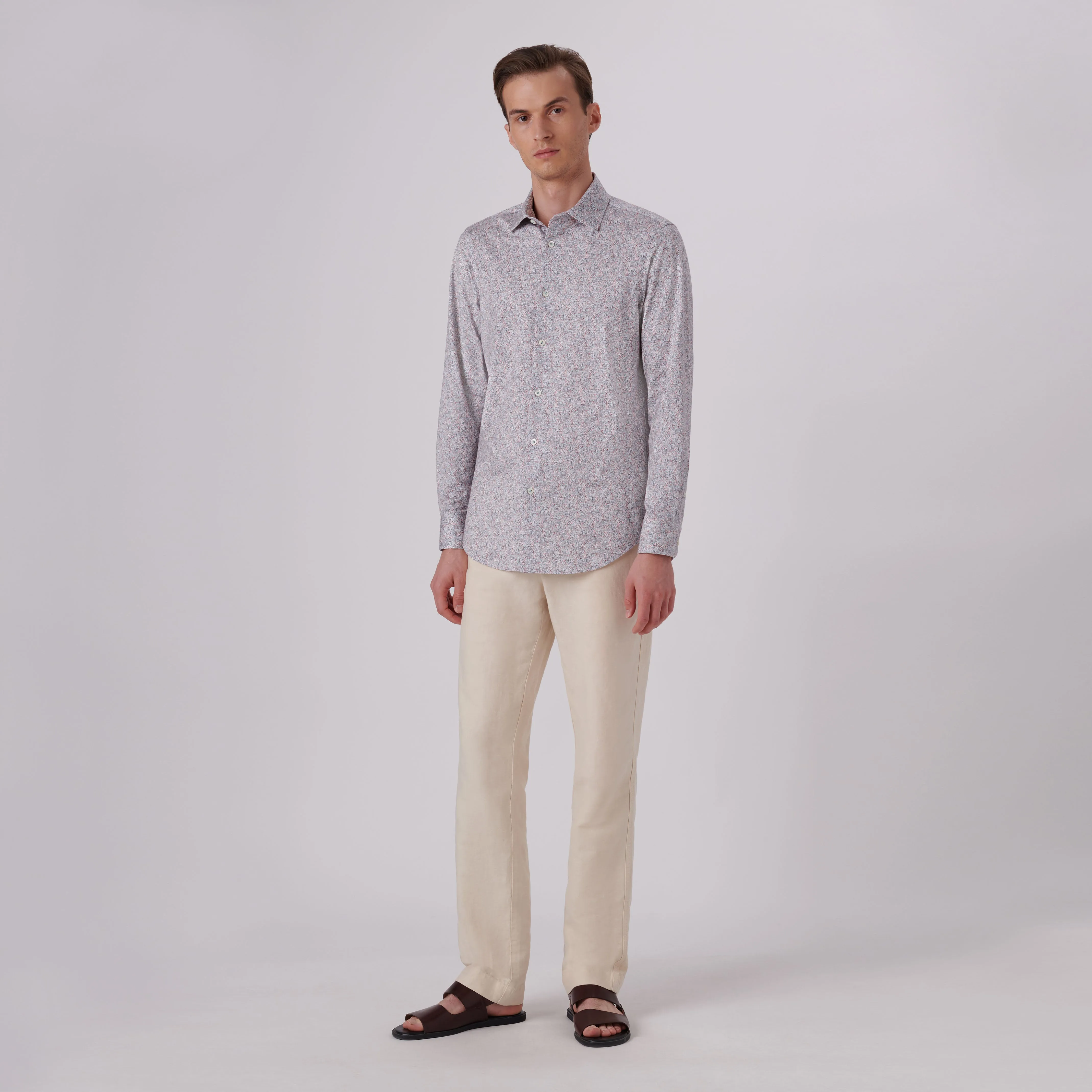 James Abstract Print OoohCotton Shirt