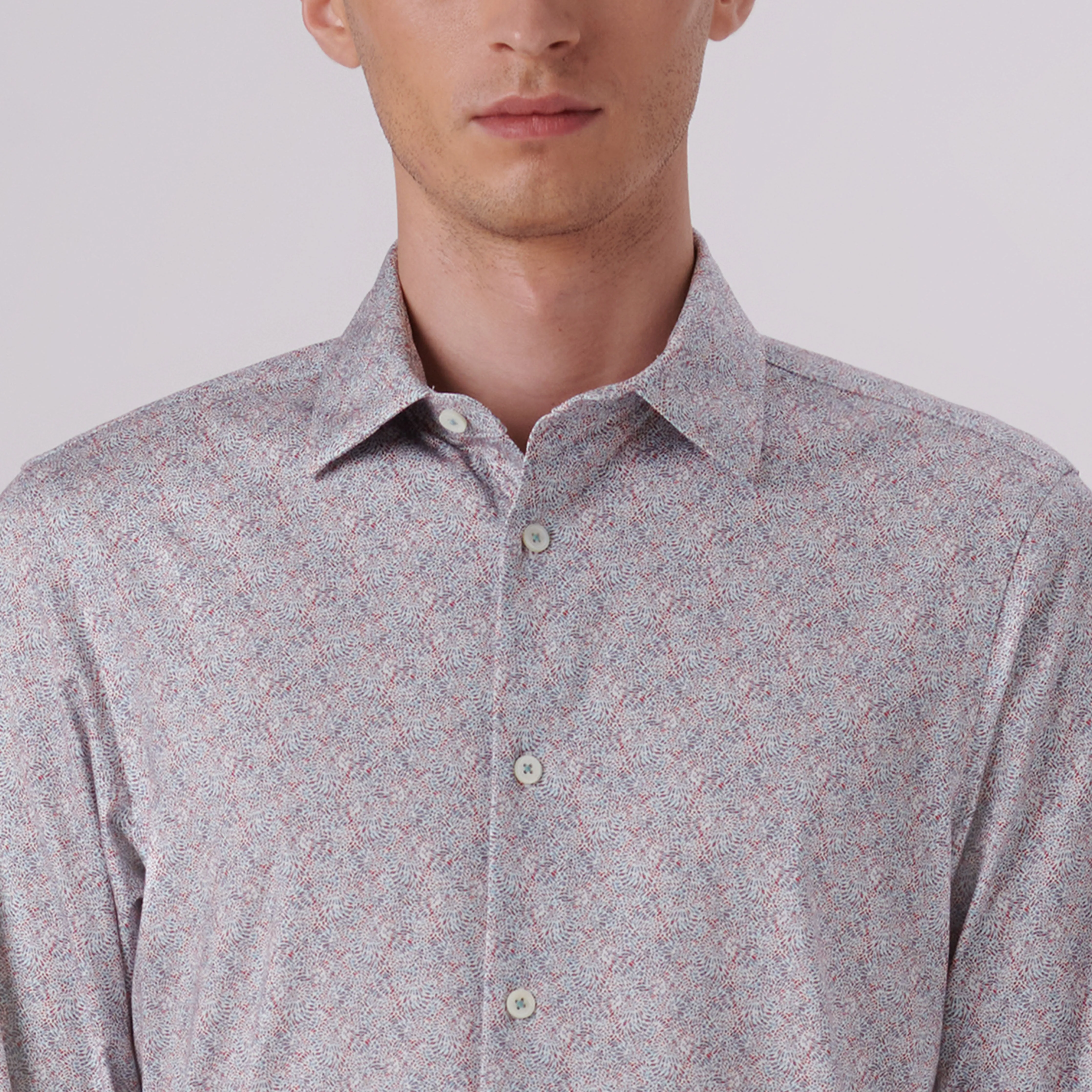 James Abstract Print OoohCotton Shirt