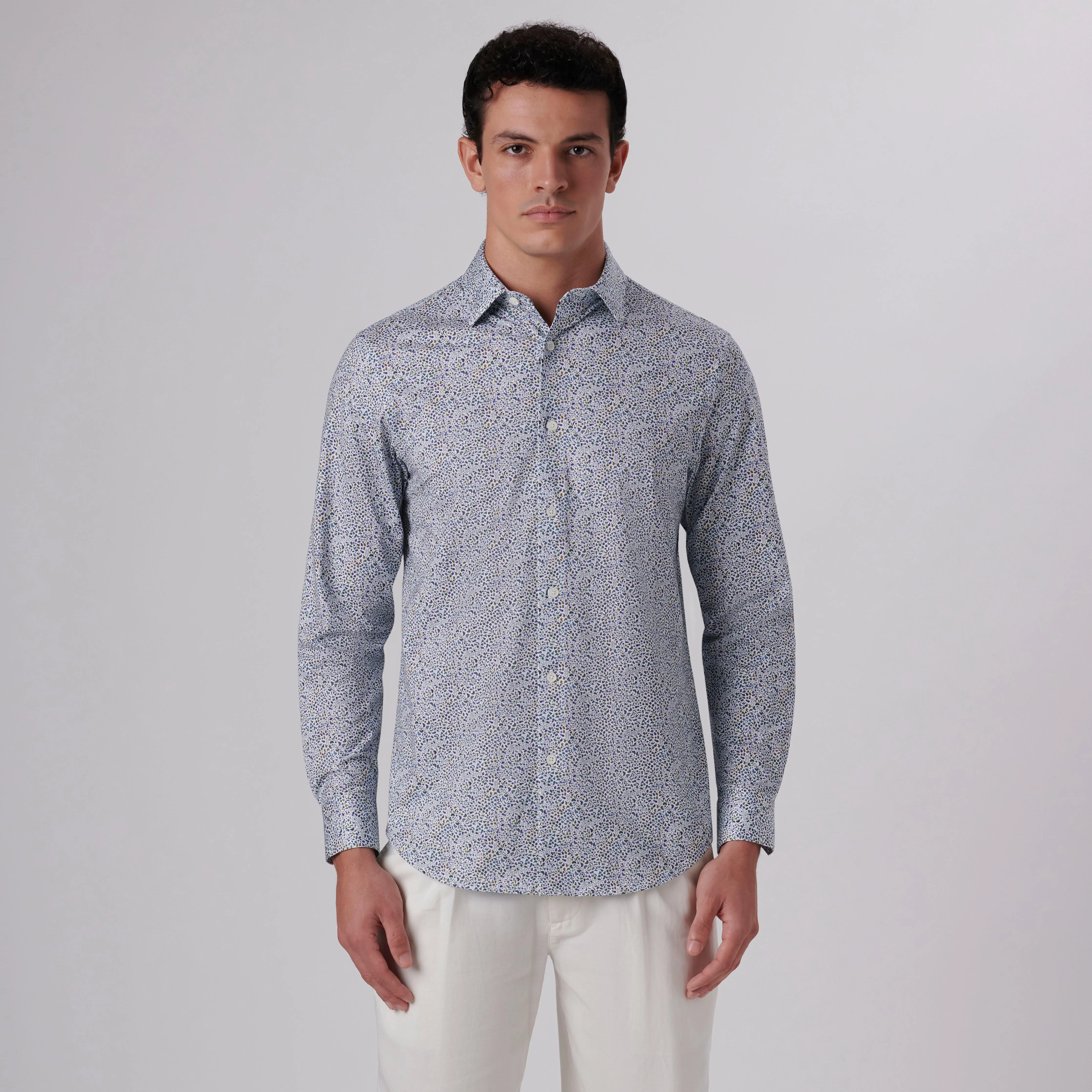 James Abstract Print OoohCotton Shirt