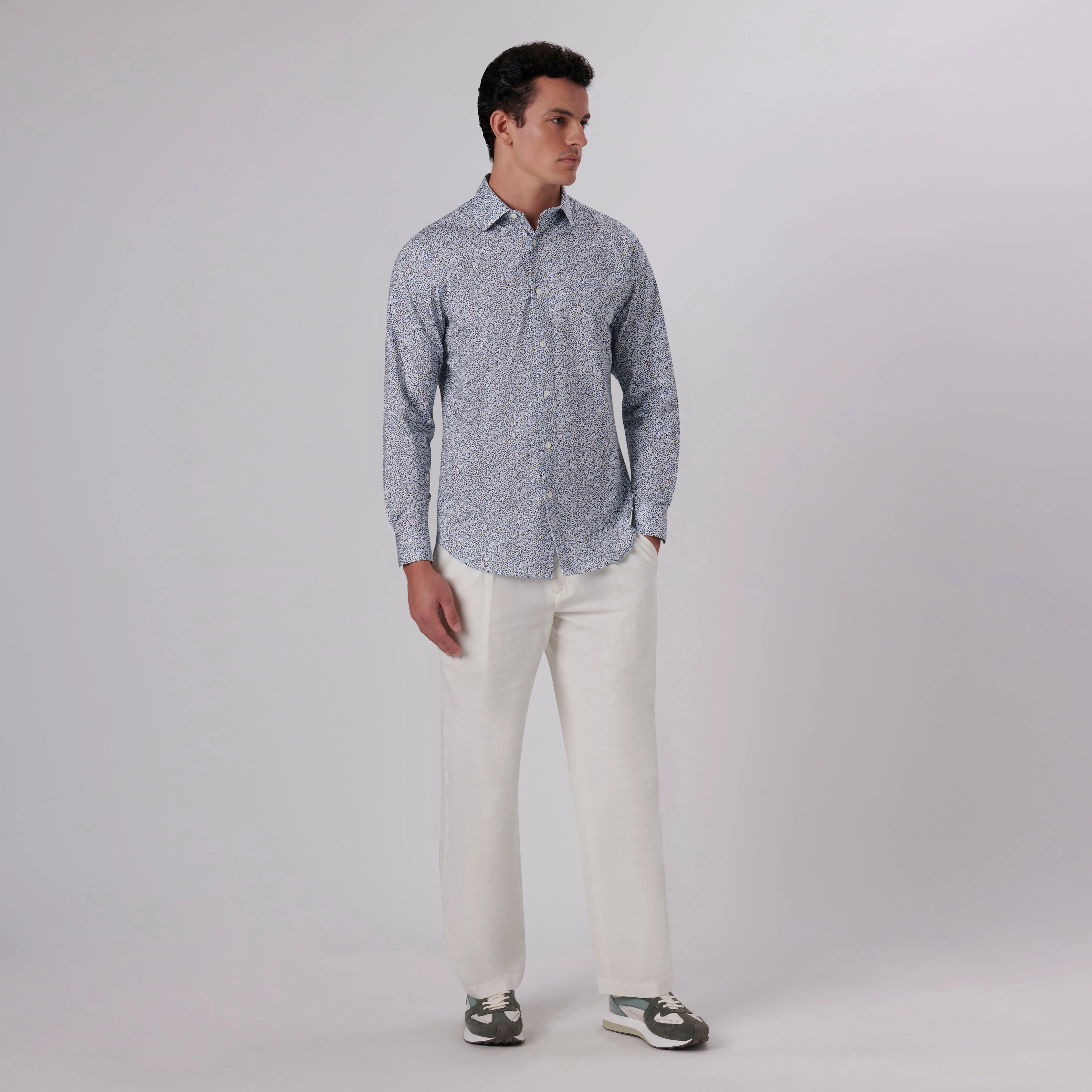 James Abstract Print OoohCotton Shirt