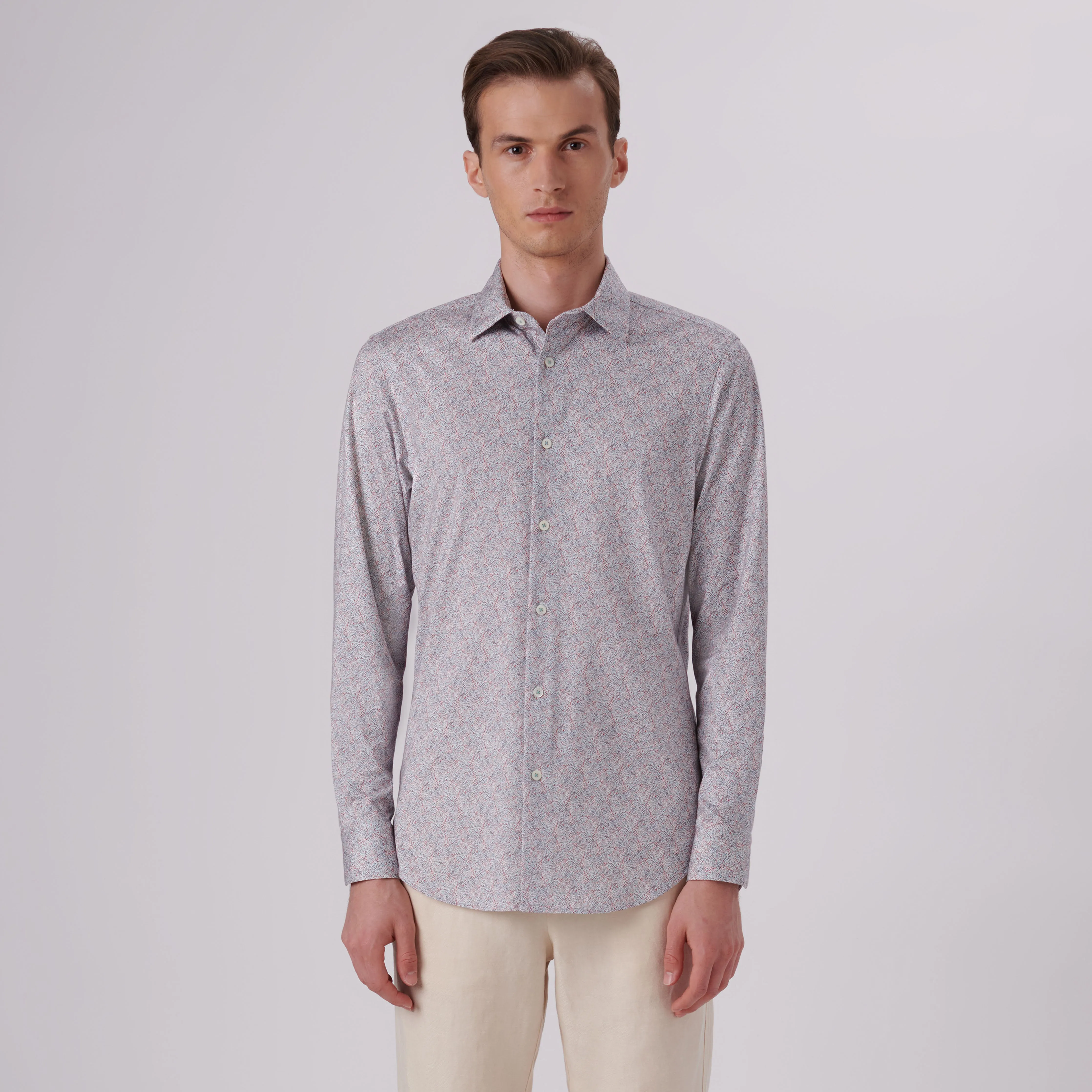 James Abstract Print OoohCotton Shirt