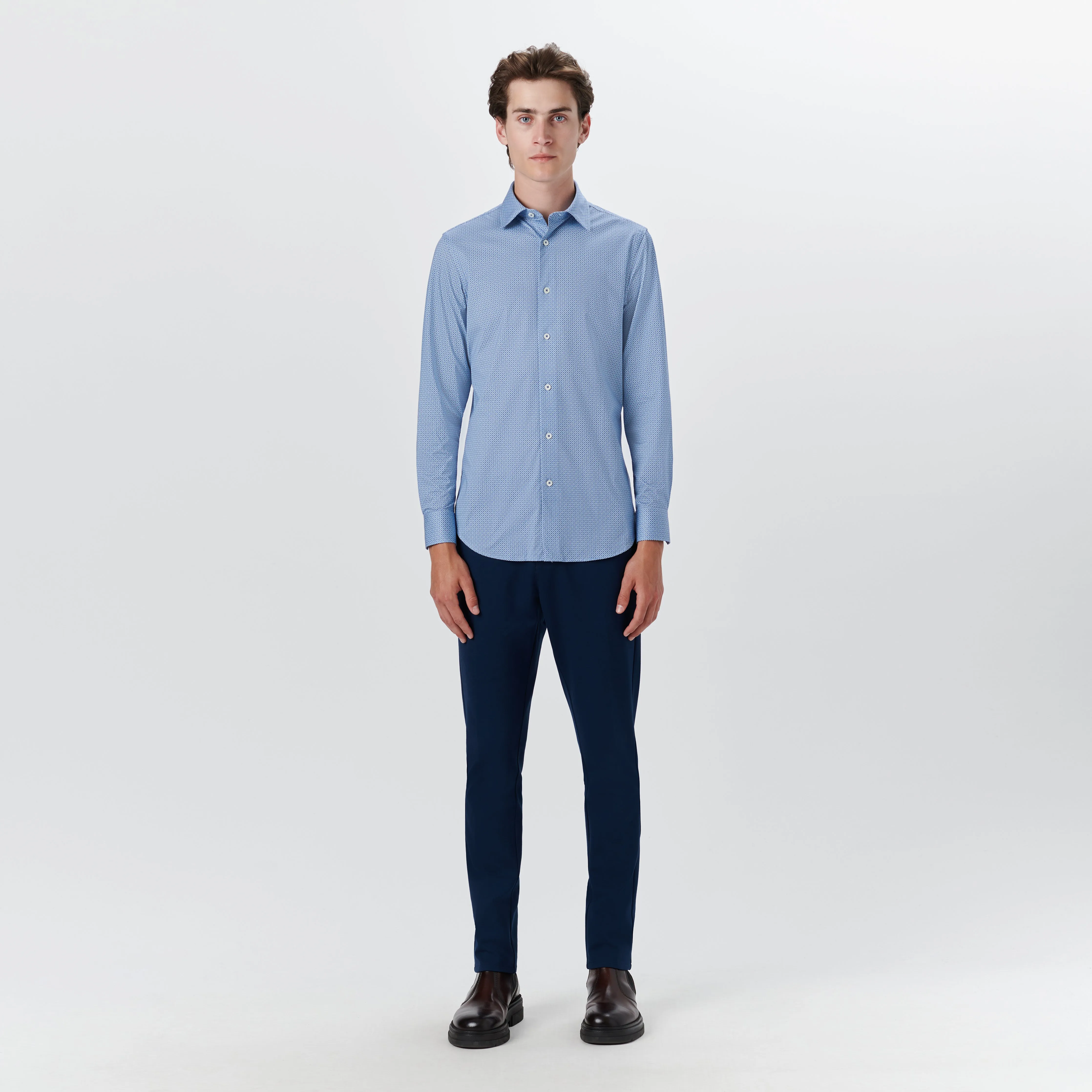 JAMES Diamond Check OoohCotton Shirt