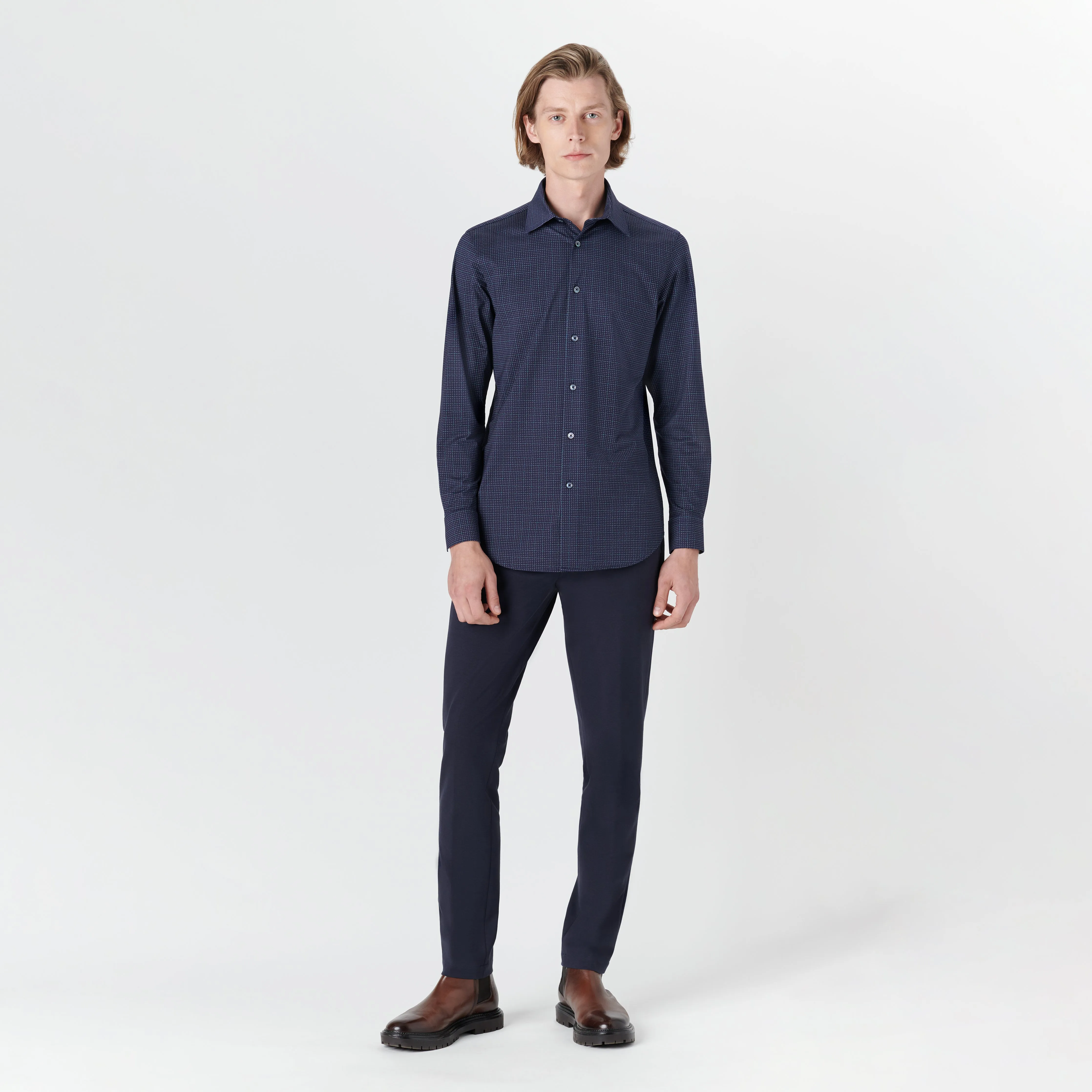 JAMES Dupplin Check OoohCotton Shirt