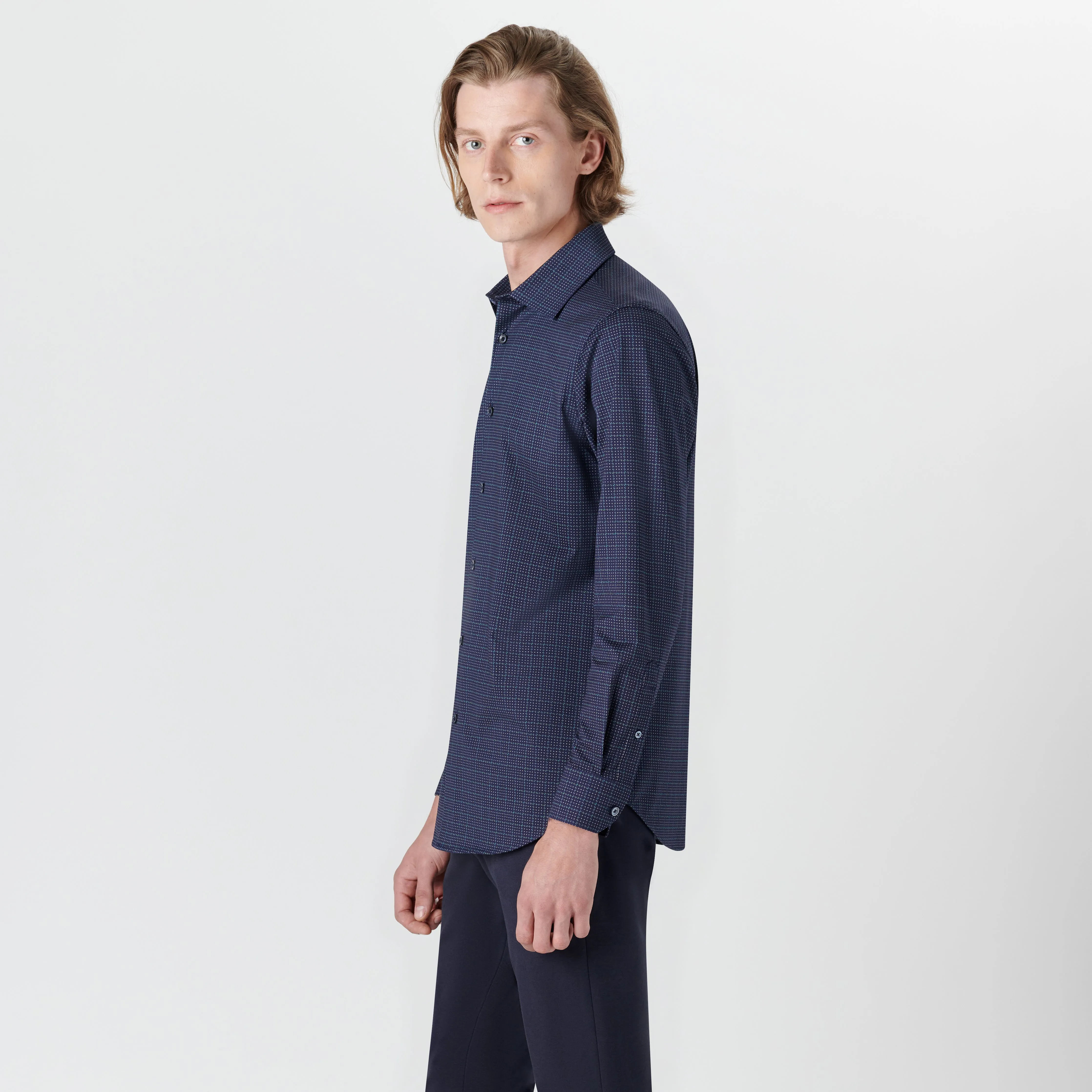 JAMES Dupplin Check OoohCotton Shirt