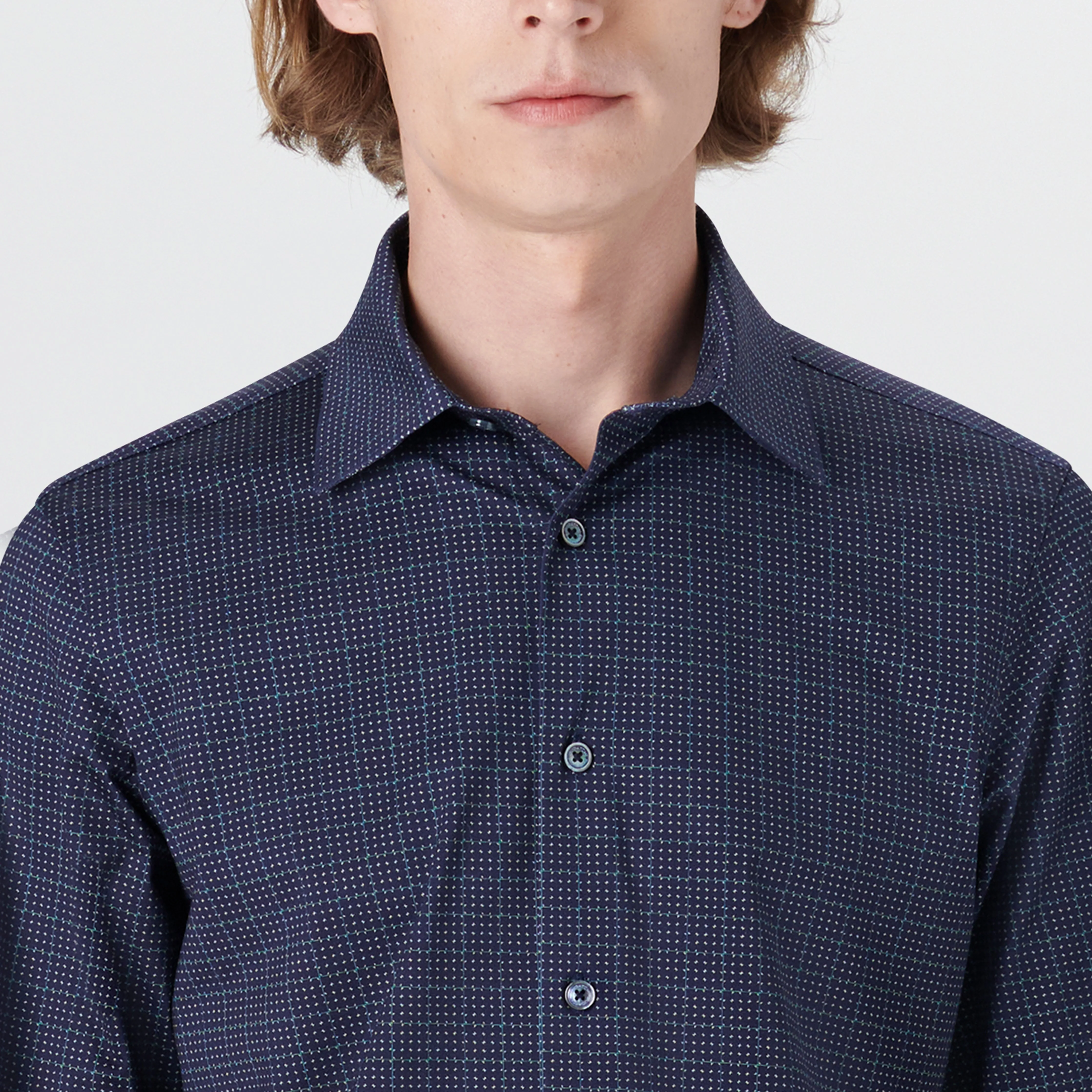 JAMES Dupplin Check OoohCotton Shirt