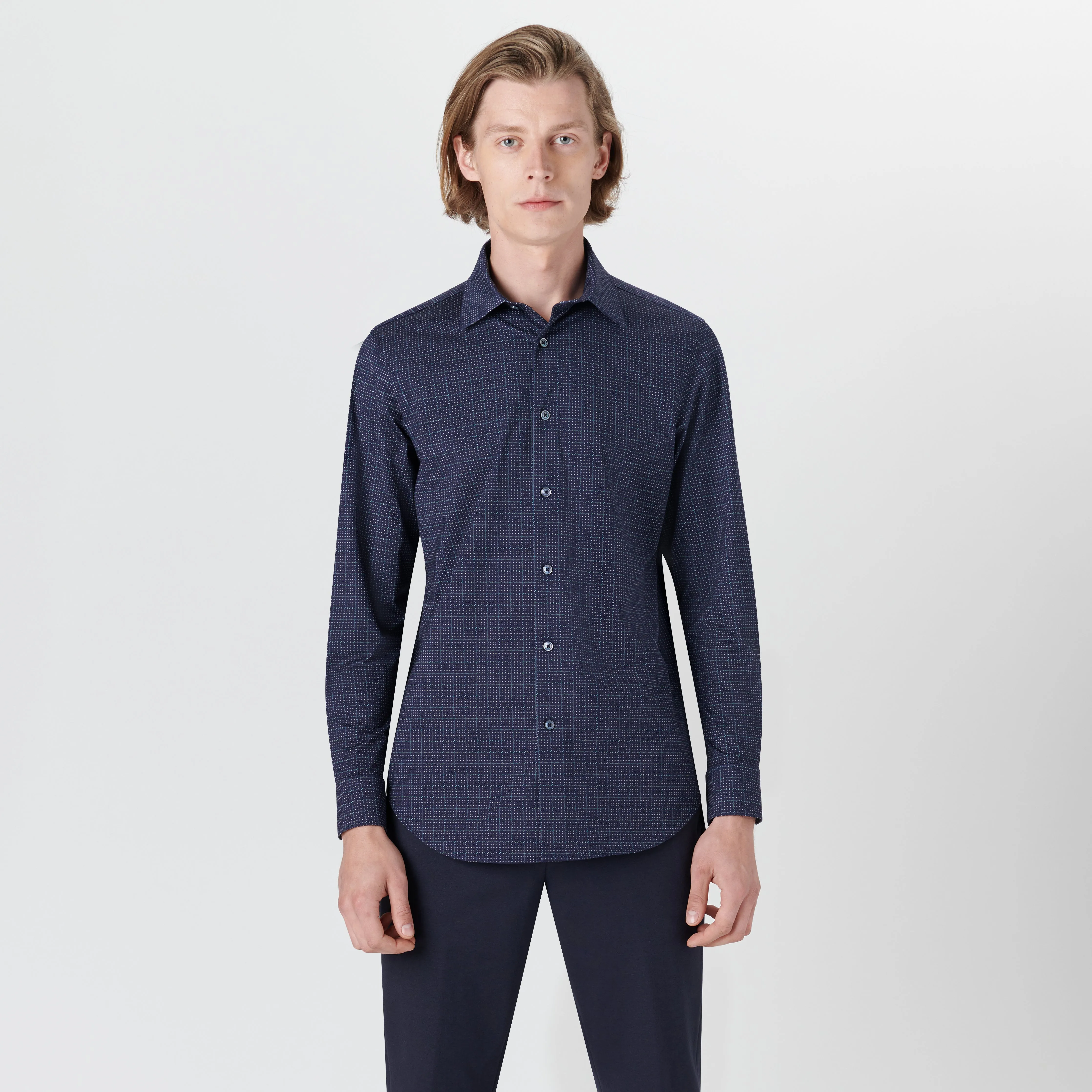 JAMES Dupplin Check OoohCotton Shirt