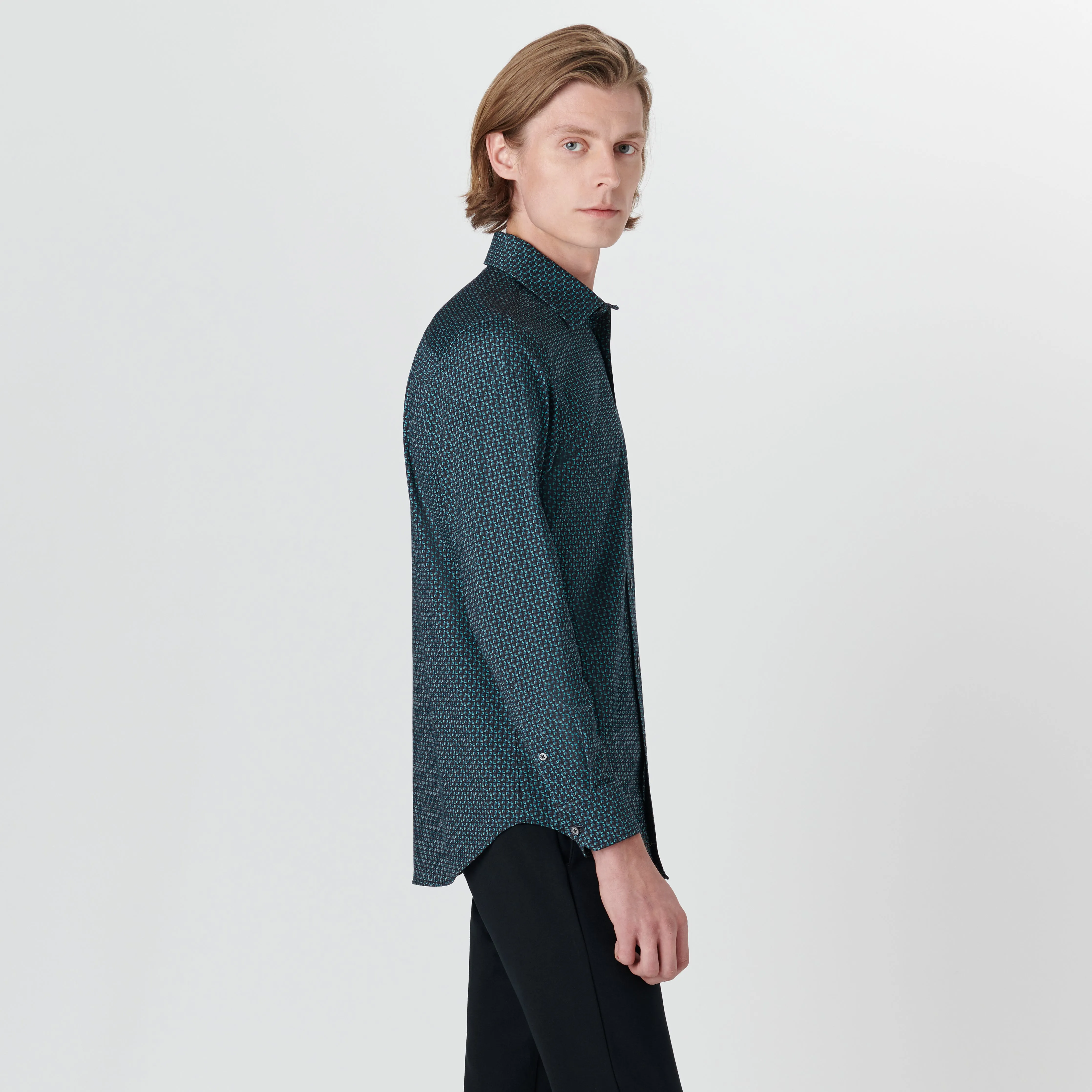 JAMES Geometric Print OoohCotton Shirt