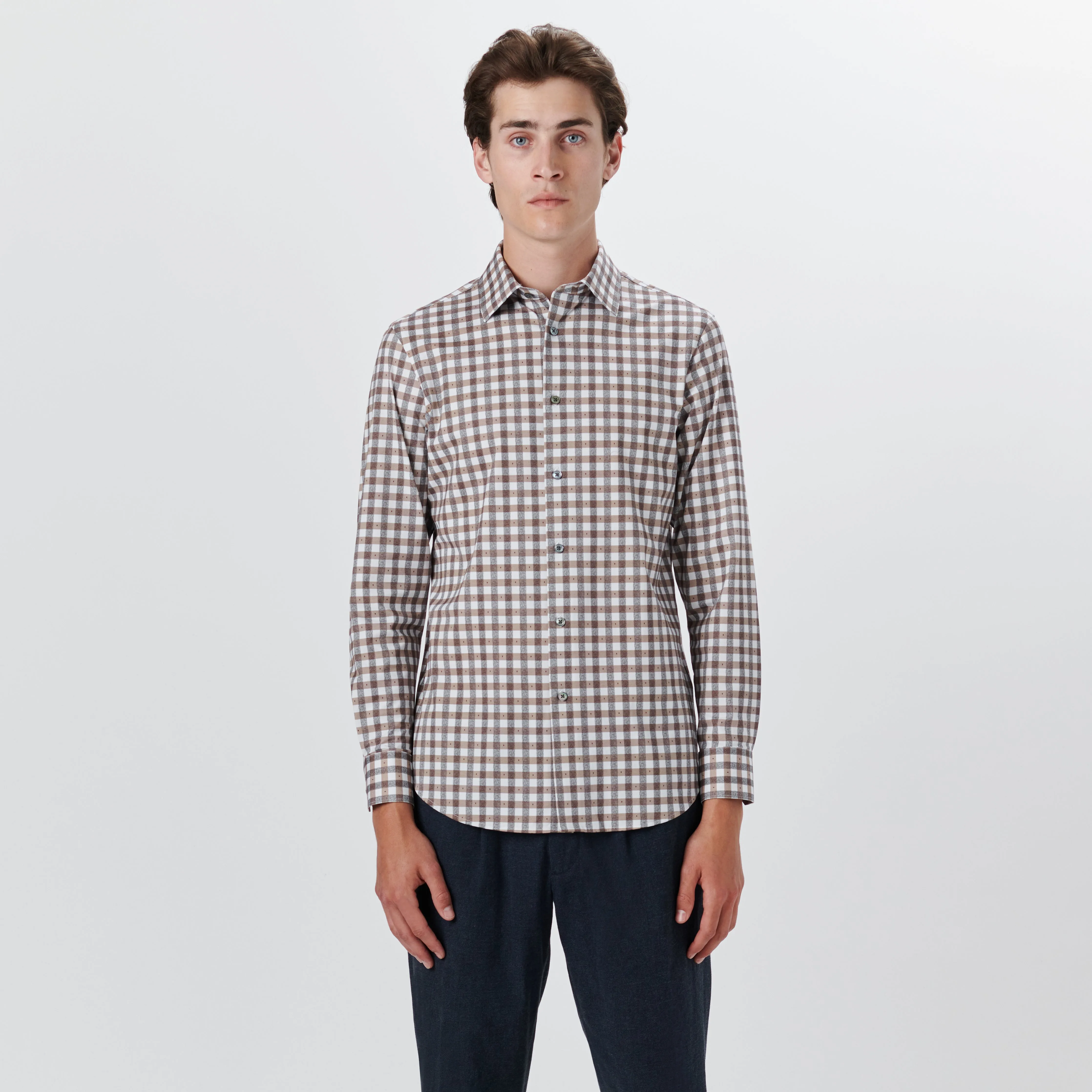 JAMES Gingham Check OoohCotton Shirt