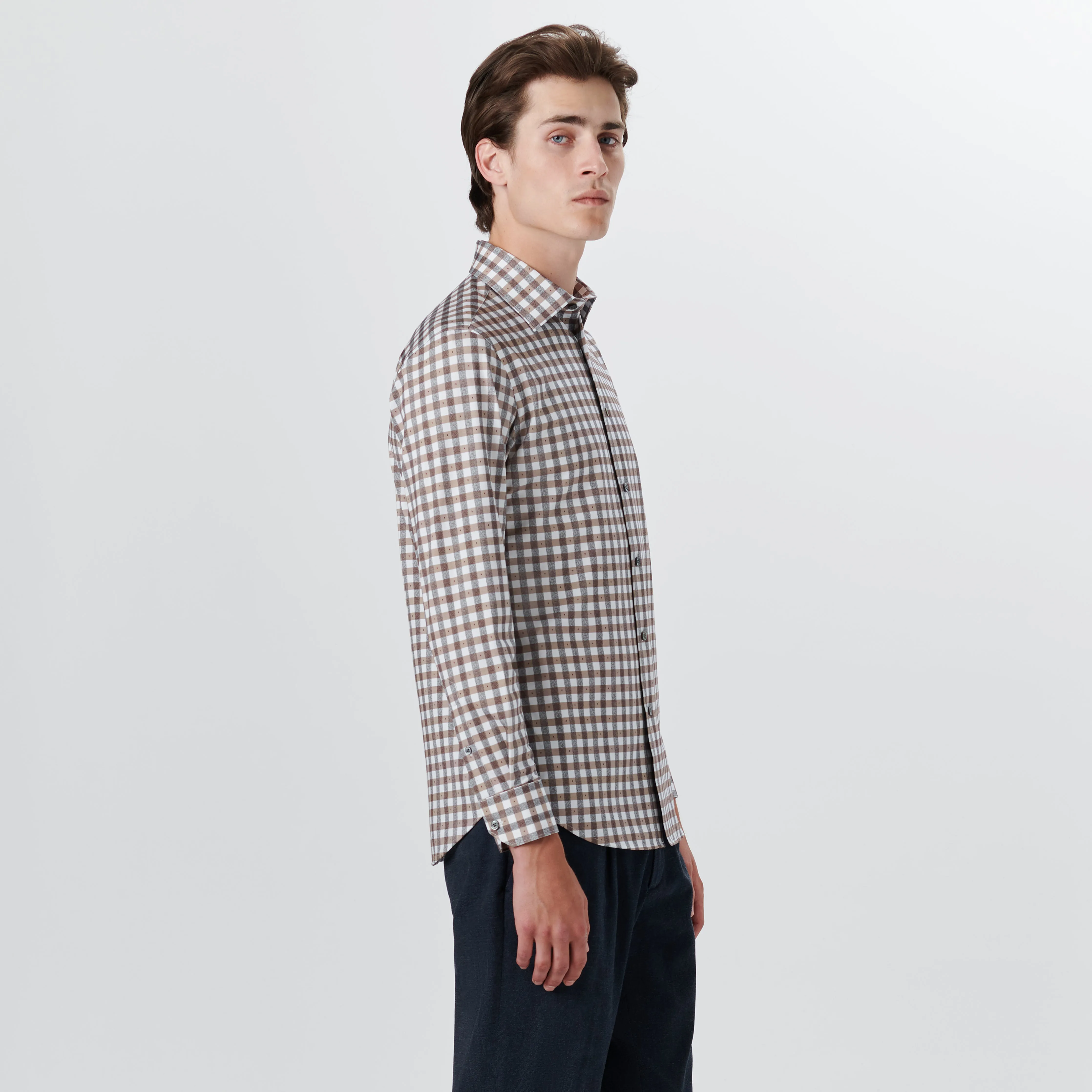 JAMES Gingham Check OoohCotton Shirt