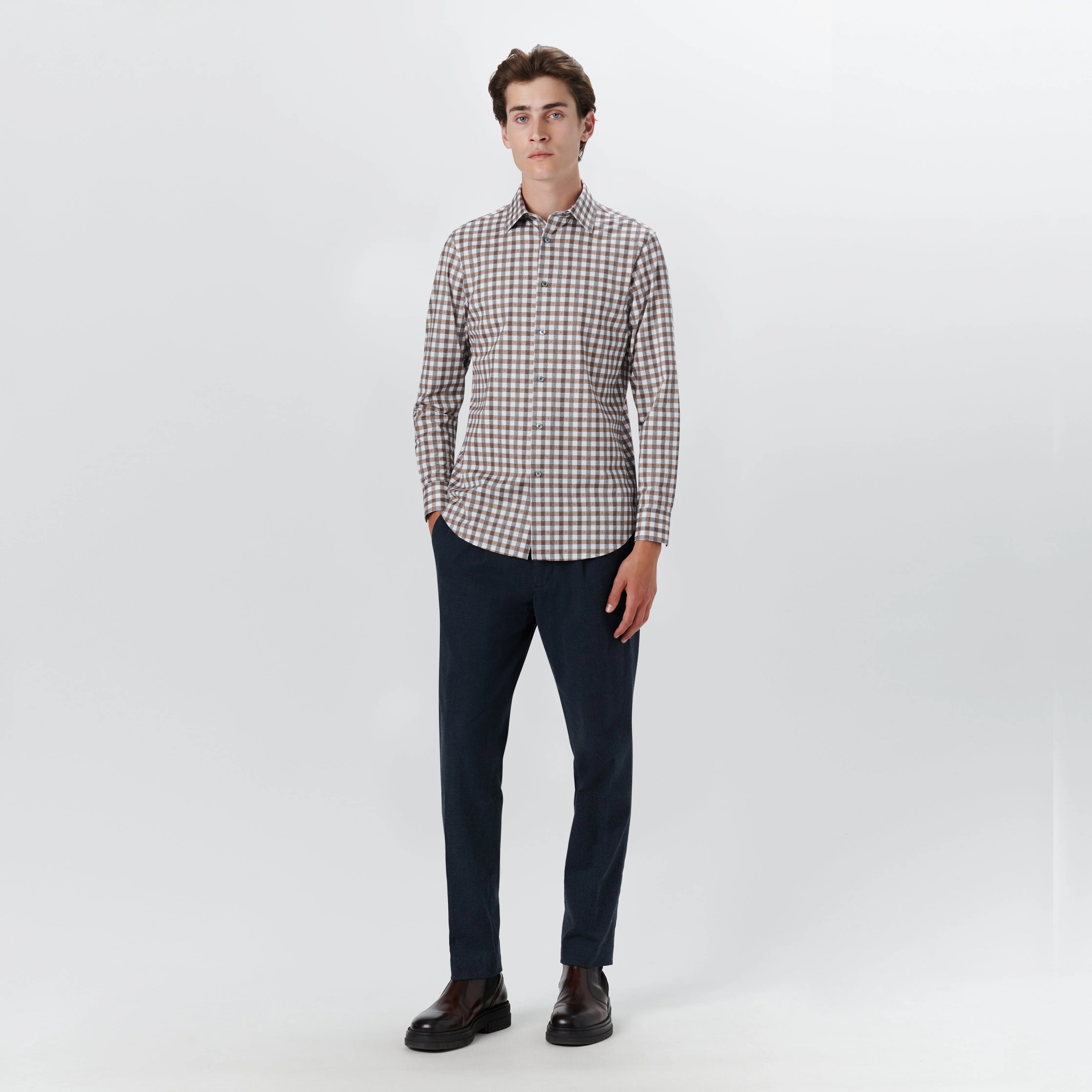 JAMES Gingham Check OoohCotton Shirt