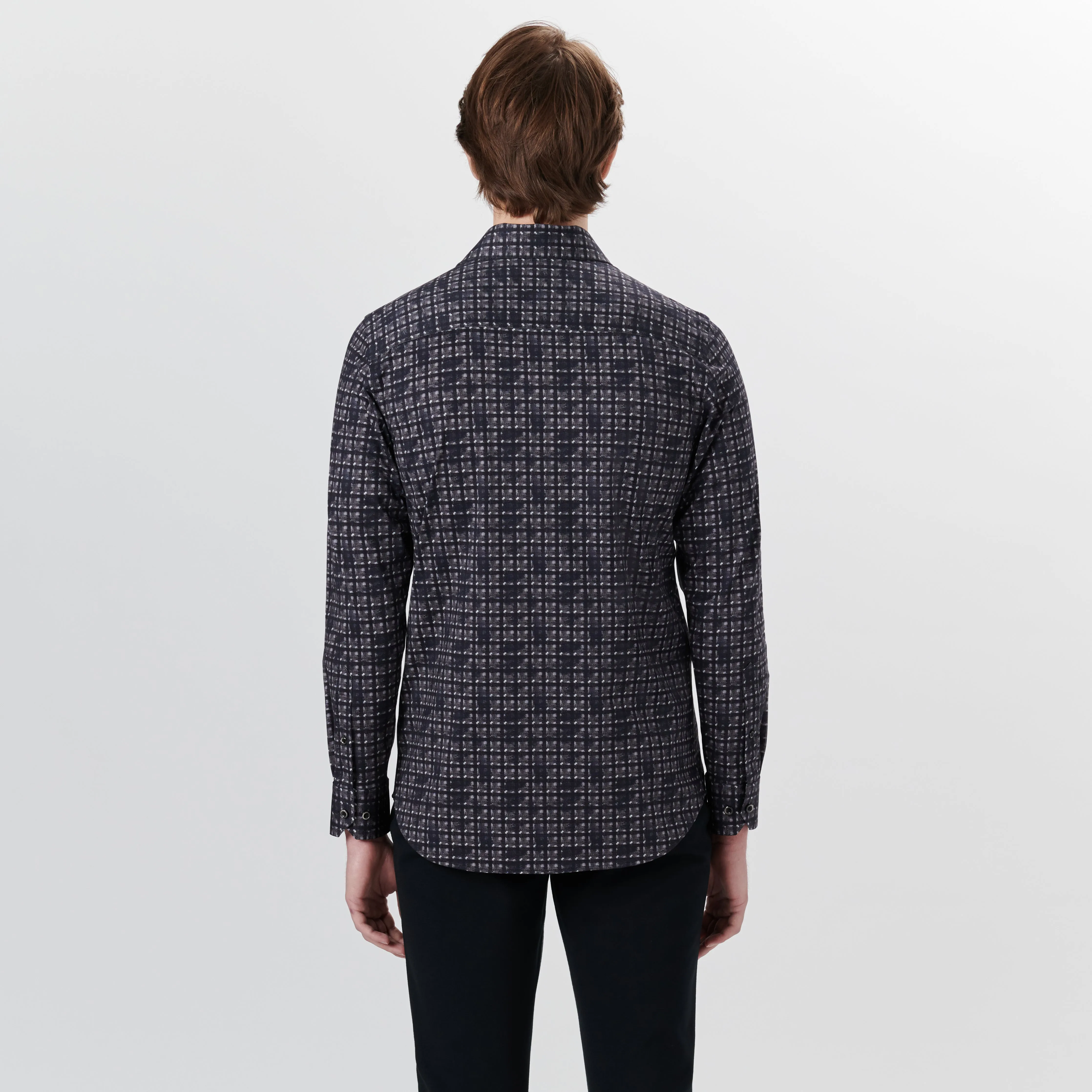 JAMES Grid Check OoohCotton Shirt