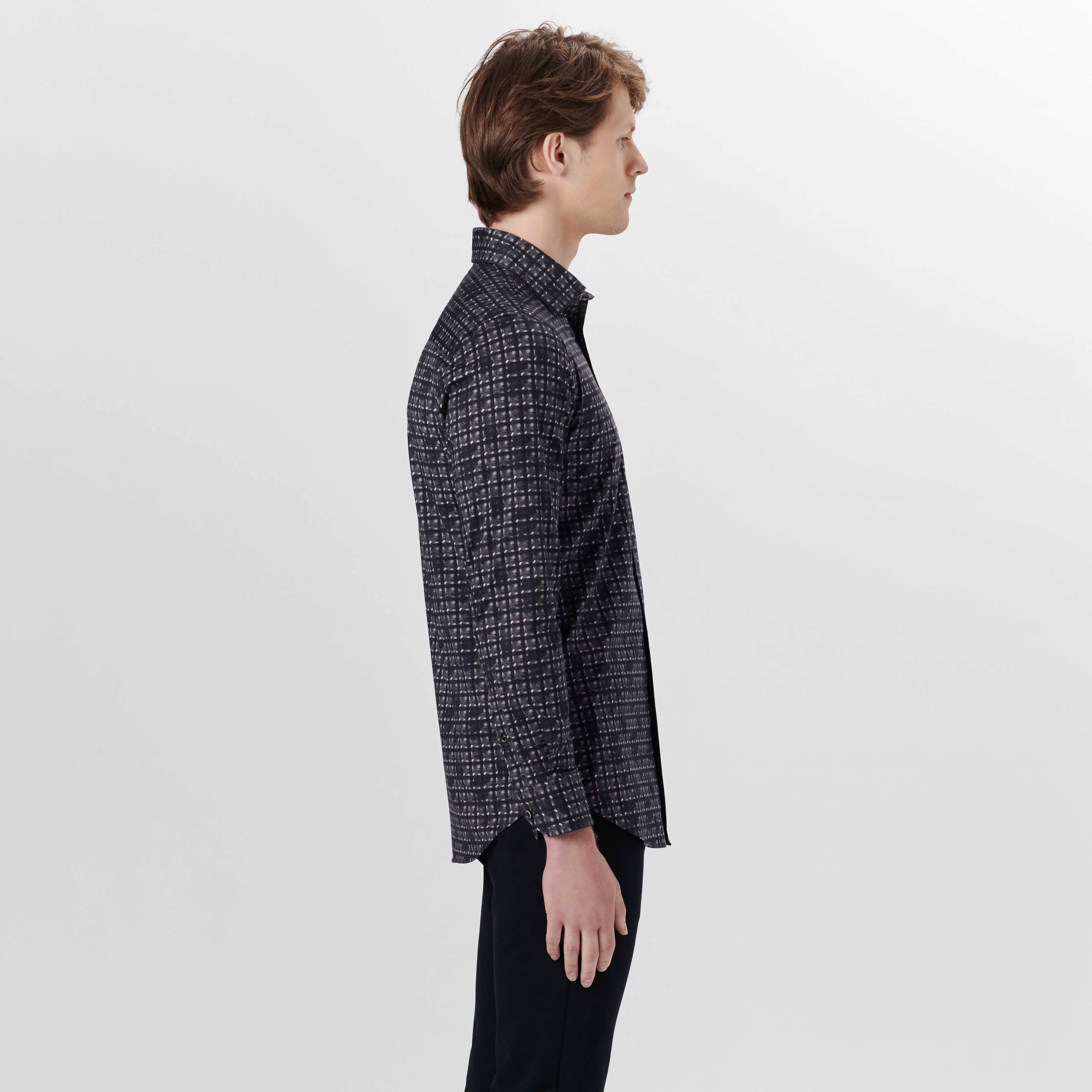 JAMES Grid Check OoohCotton Shirt